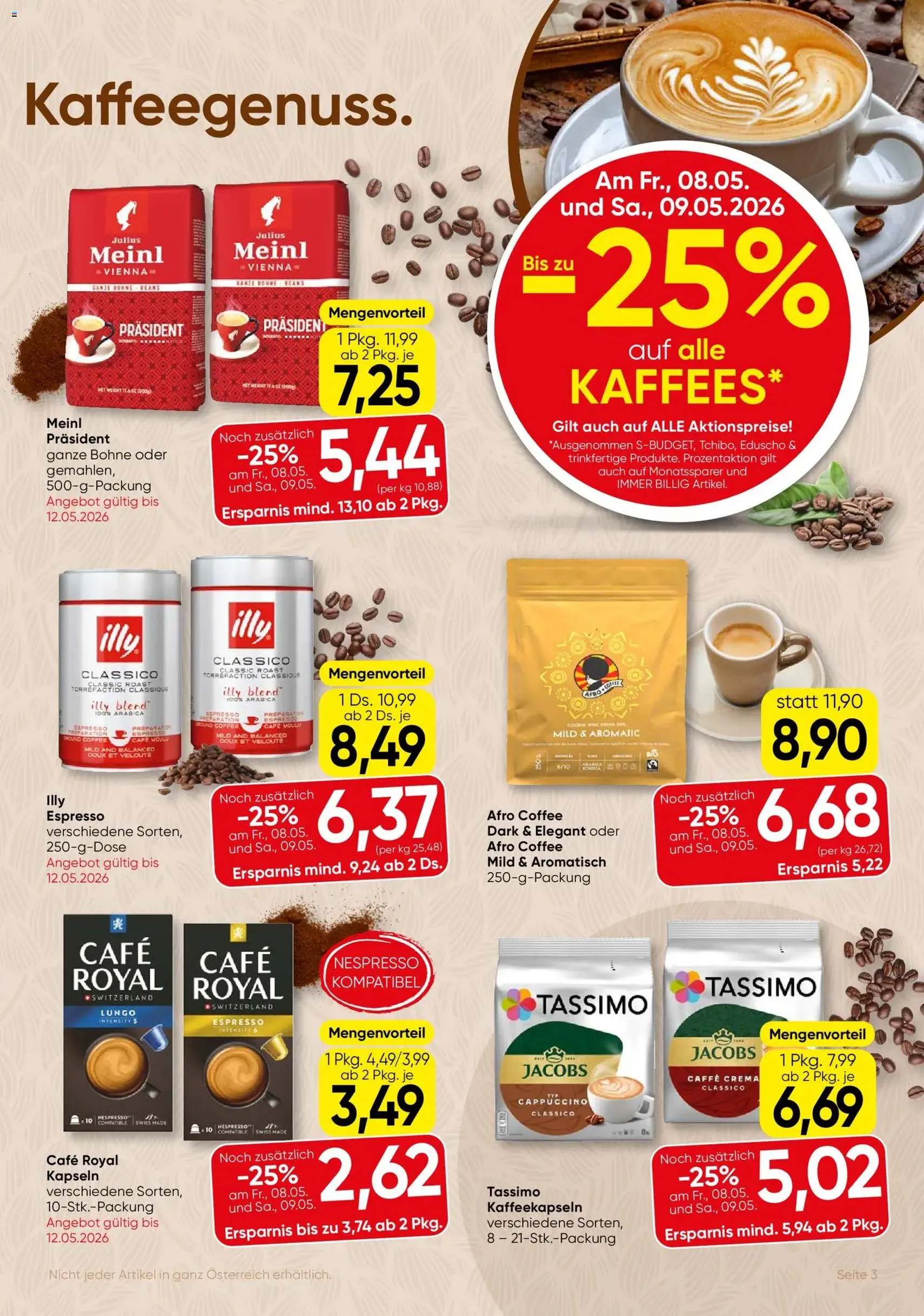 SPAR Gourmet Flugblatt - Gültiger Prospekt ab 07.05.2026, Seite 3 von insgesamt 12