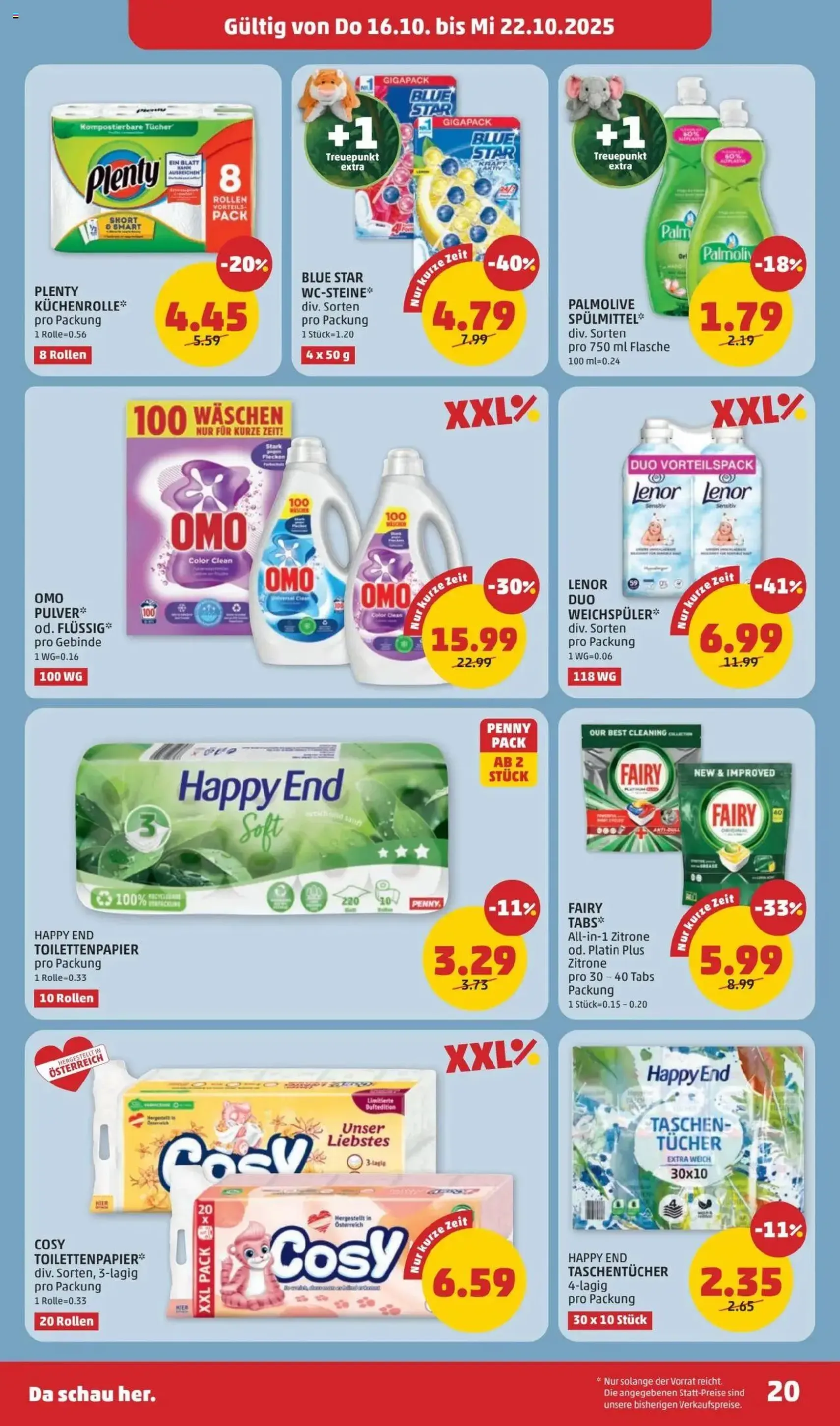 Penny Markt Flugblatt - Gültiger Prospekt ab 16.10.2025, Seite 20 von insgesamt 32