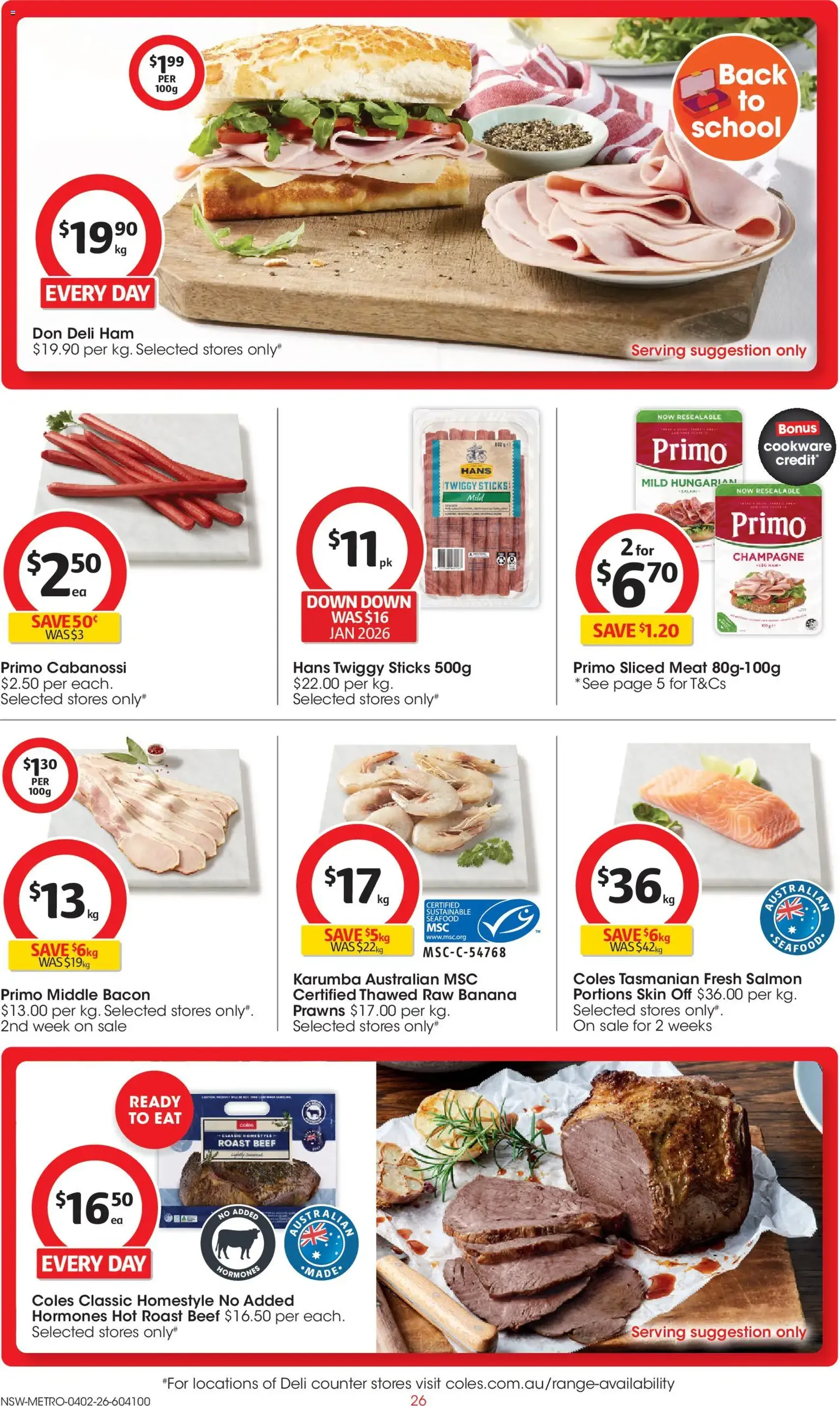 Coles Catalogue - valid flyer from 04/02/2026, page 26 of 49