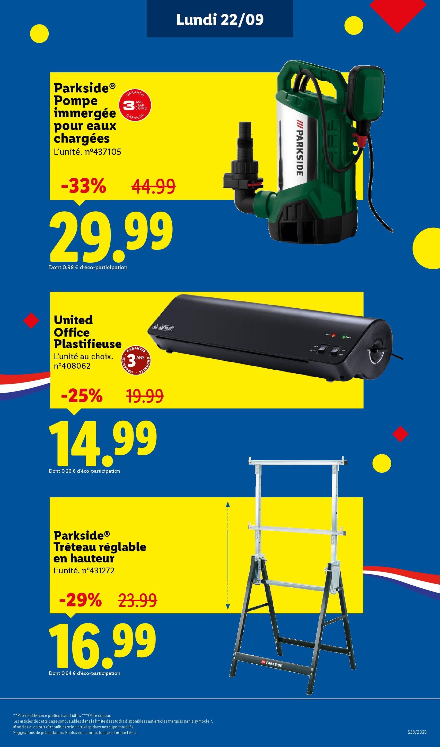 LIDL catalogue semaine 38 - brochure valable à partir du 18/09/2025, page 71 sur 75