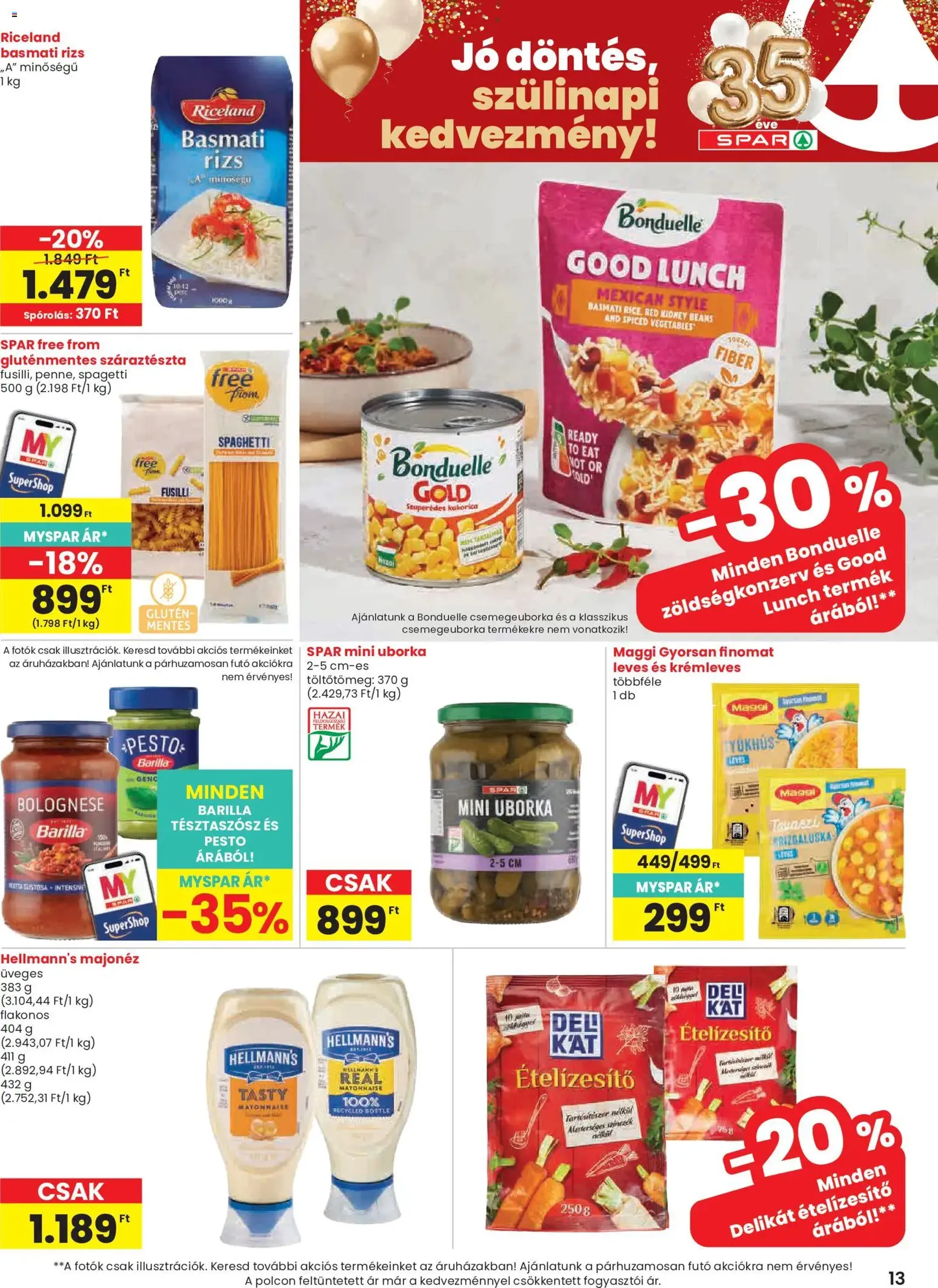 Spar akciós újság - 2026.07.30. érvényes szórólap 13 oldal 20 oldalból