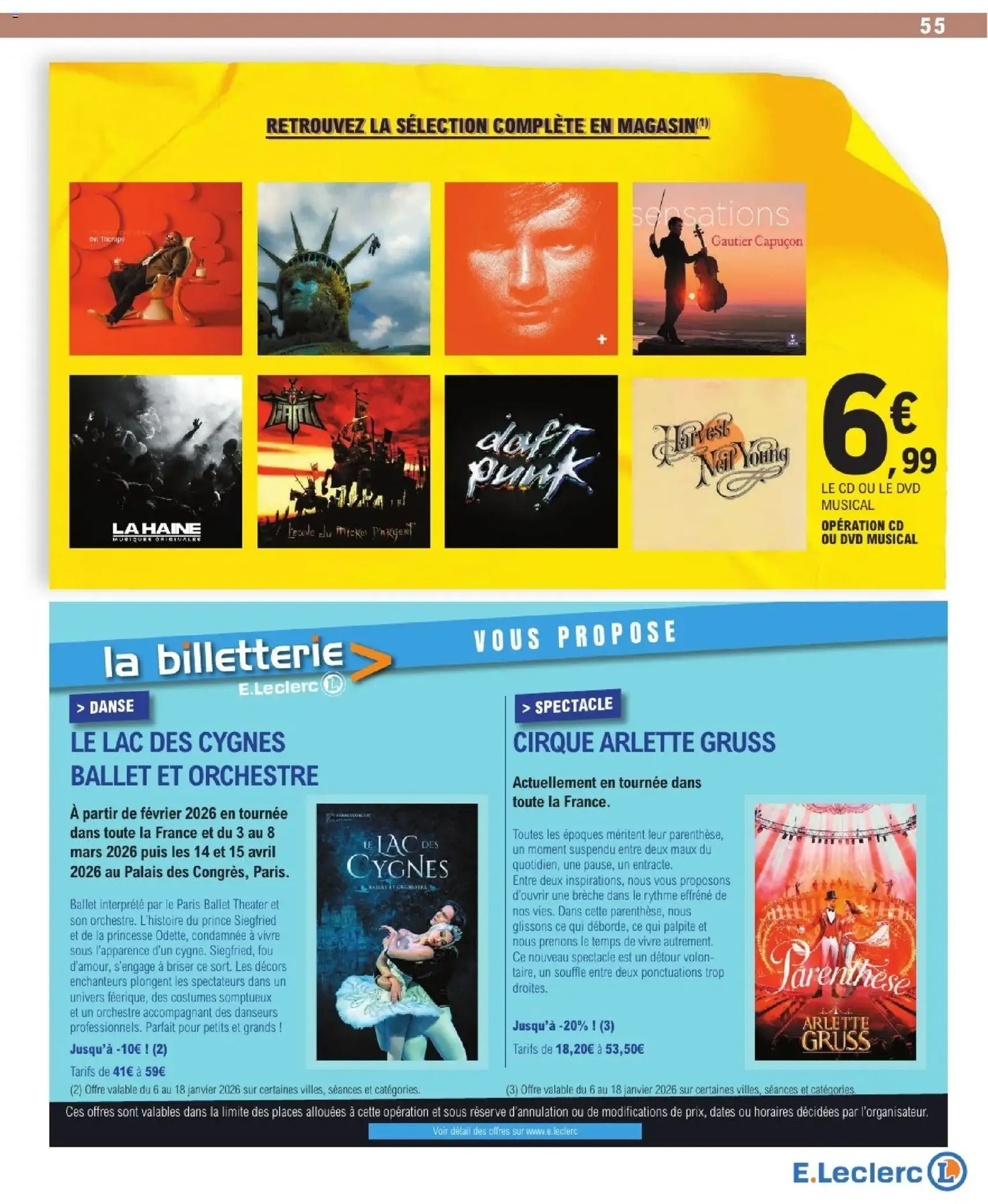 E.Leclerc catalogue semaine 2 - brochure valable à partir du 06/01/2026, page 55 sur 56