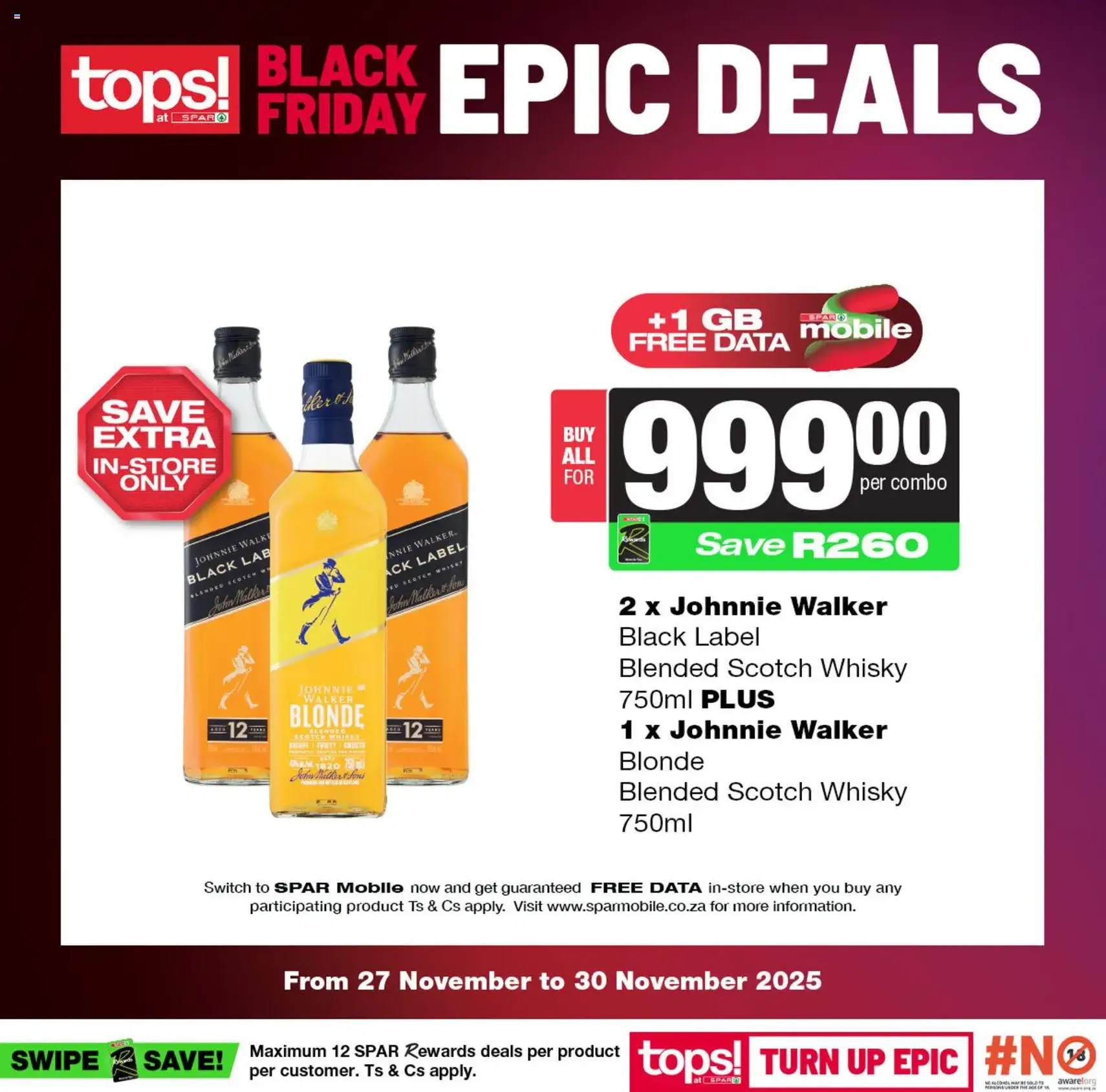 Tops at Spar Black Friday - valid flyer from 27/11/2025, page 7 of 31