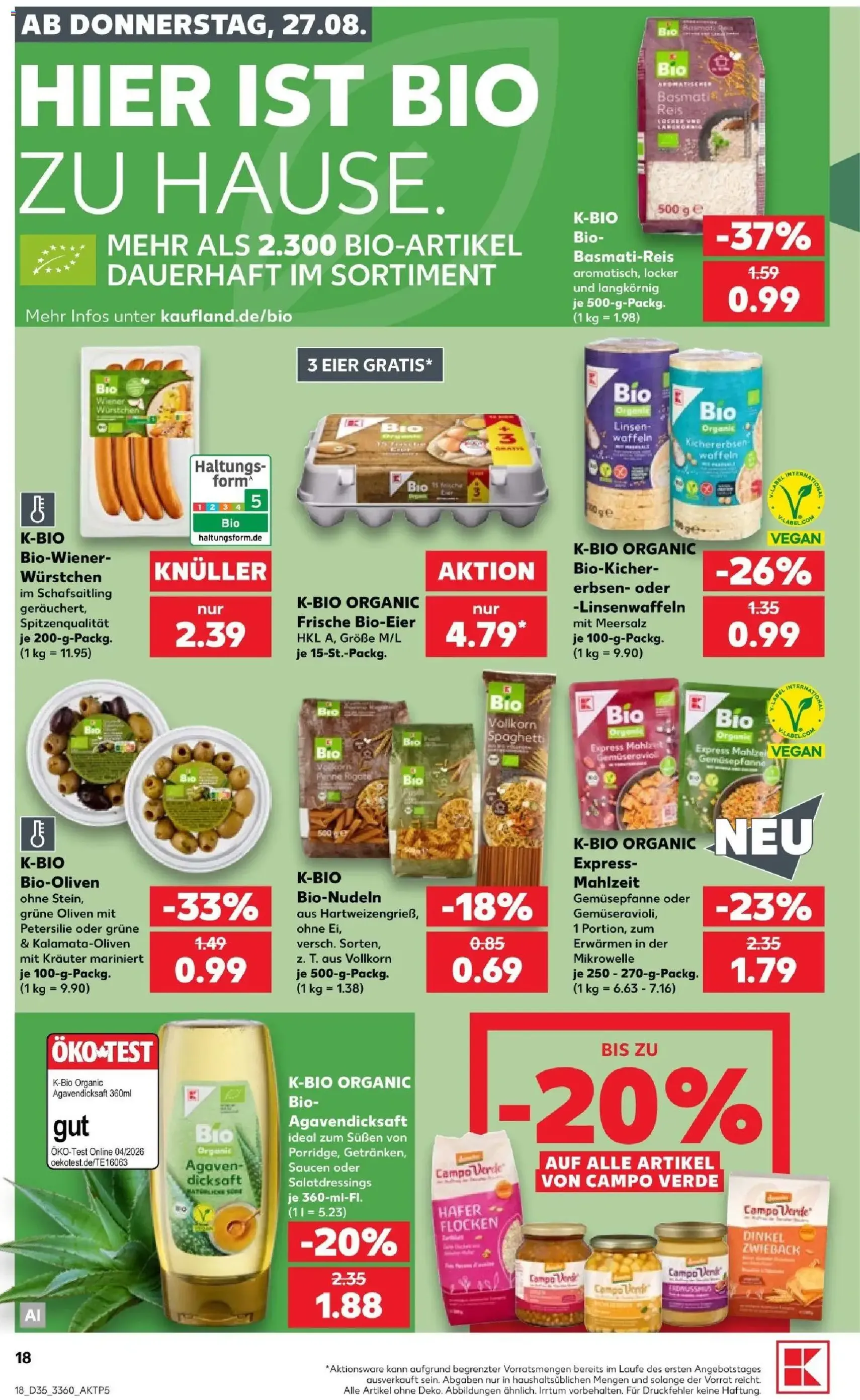Kaufland Prospekt - Gültiger Prospekt ab 27.08.2026, Seite 18 von insgesamt 60