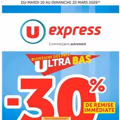 U Express catalogue - Prévisualisation du catalogue valable à partir du 10/03/2026