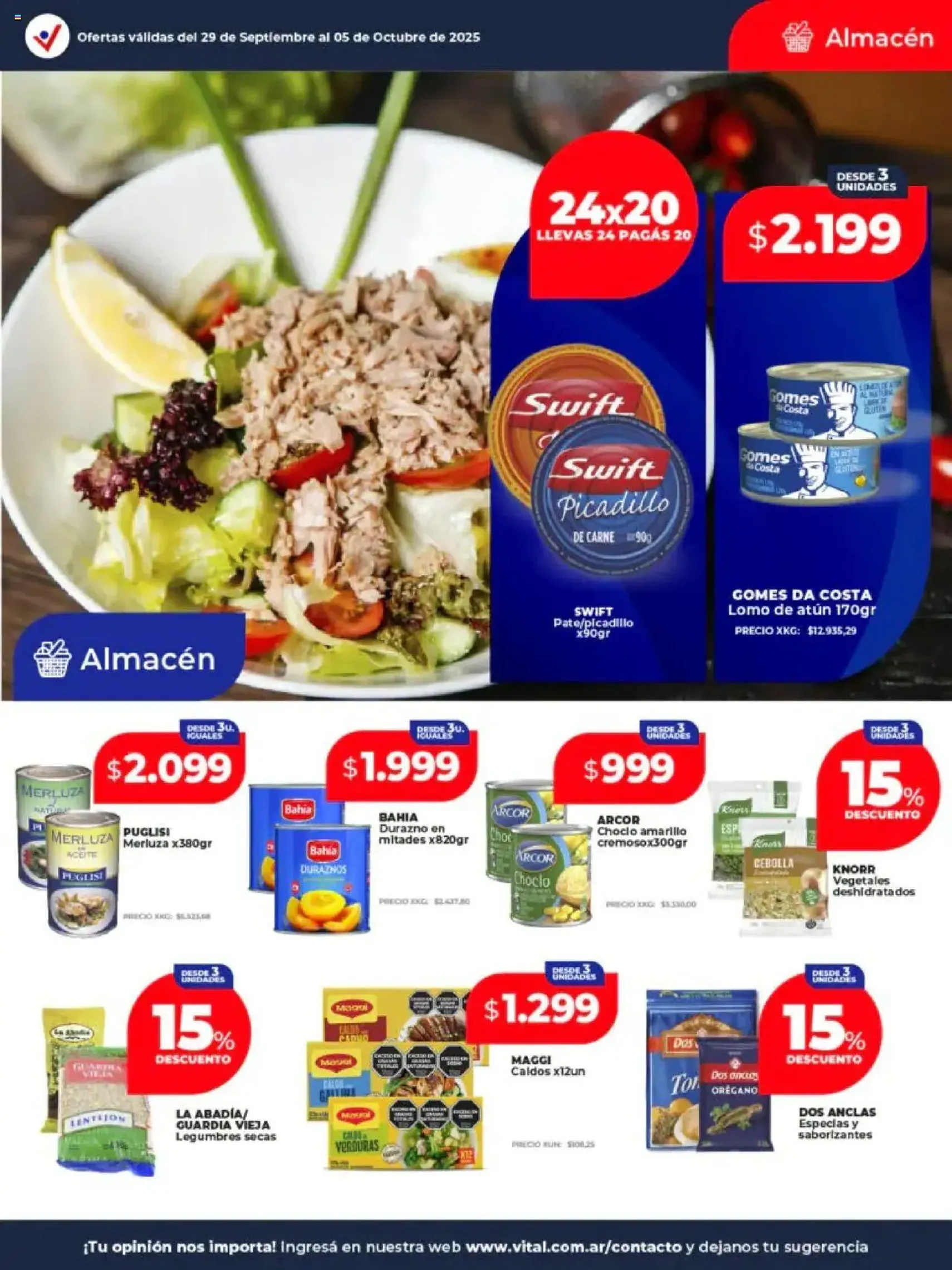 Vital - Ofertas - folleto válido desde 30/09/2025 página 11 de 21 Vital - Ofertas - folleto válido desde 30/09/2025 página 11 de 21