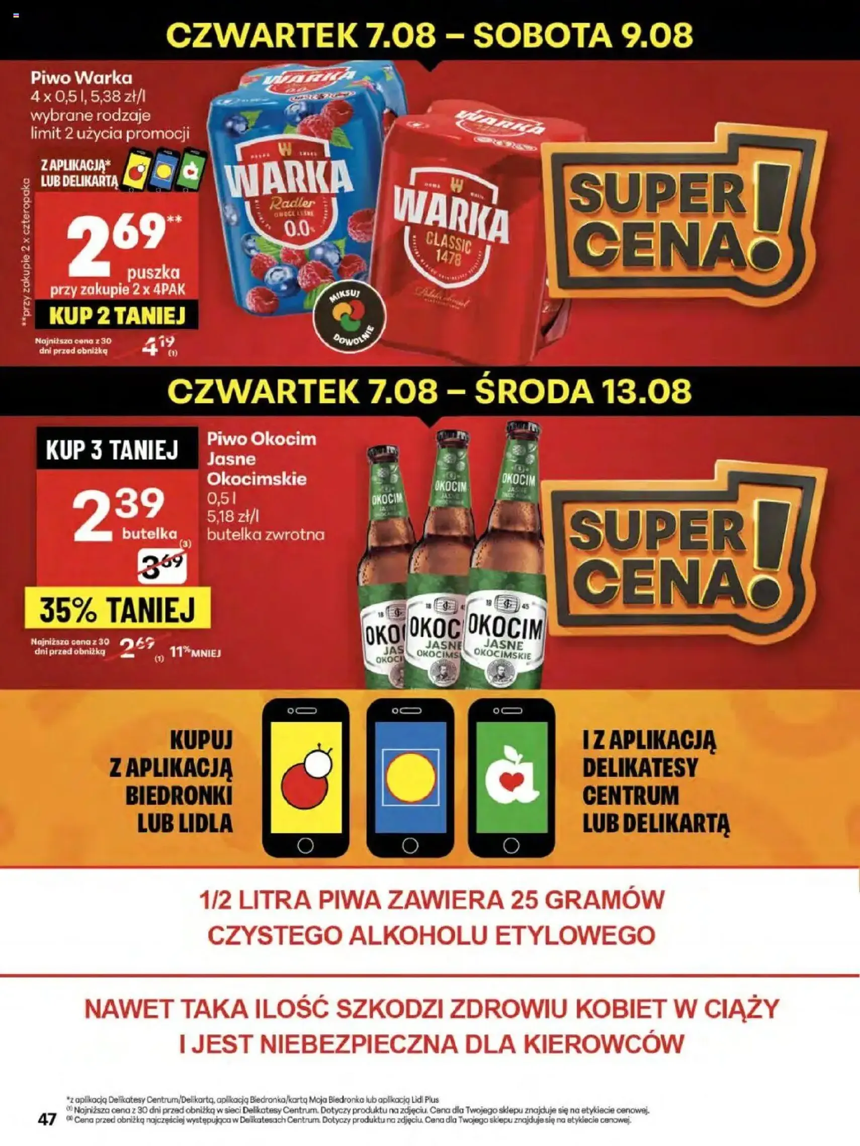 Delikatesy Centrum Gazetka - ważny gazetka od 07.08.2025 strona 47 z 52 Delikatesy Centrum Gazetka - ważny gazetka od 07.08.2025 strona 47 z 52