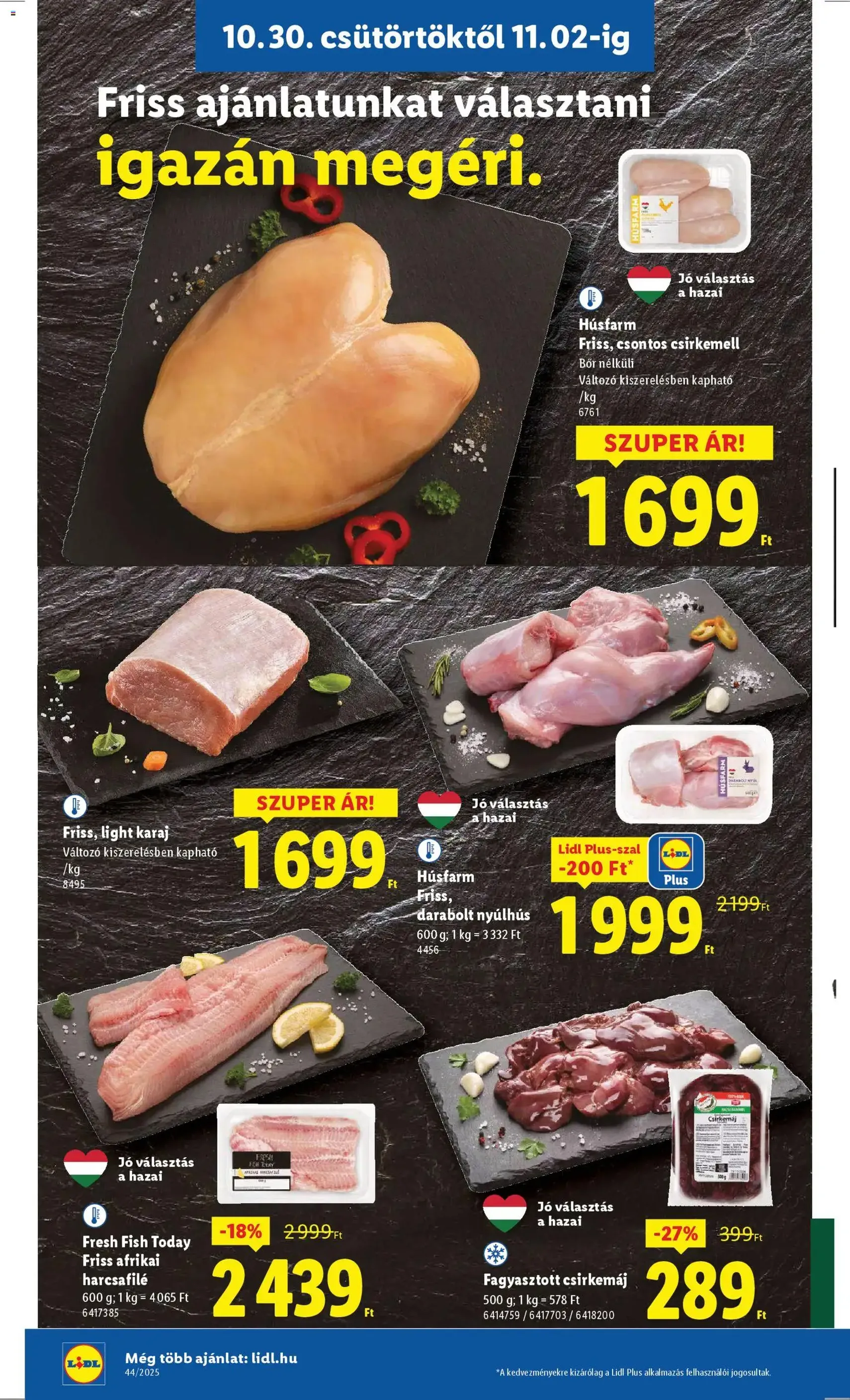 Lidl Akciós újság - 2025.10.30. érvényes szórólap 6 oldal 66 oldalból Lidl Akciós újság - 2025.10.30. érvényes szórólap 6 oldal 66 oldalból