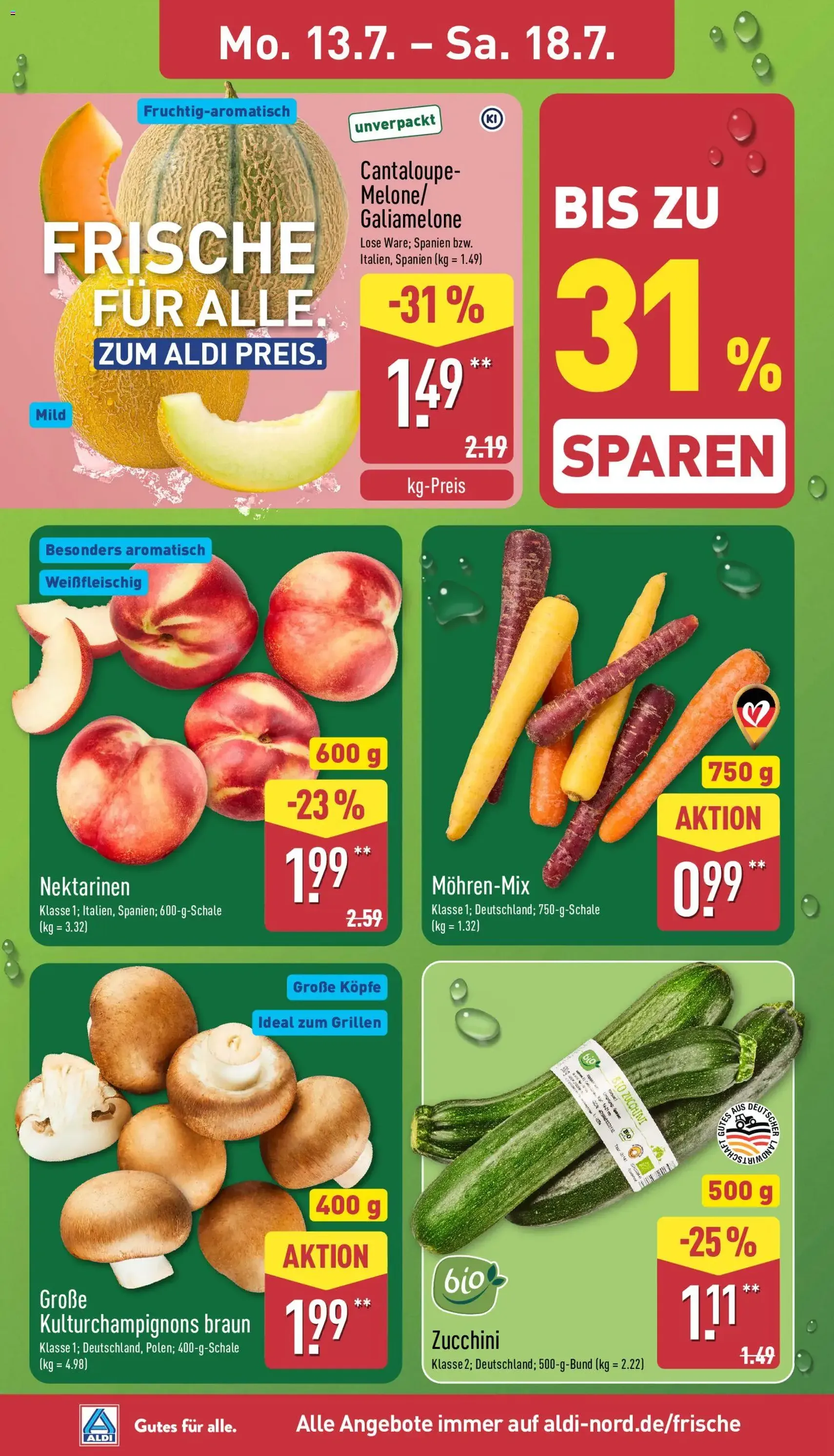 Aldi Prospekt - Gültiger Prospekt ab 13.07.2026, Seite 2 von insgesamt 37