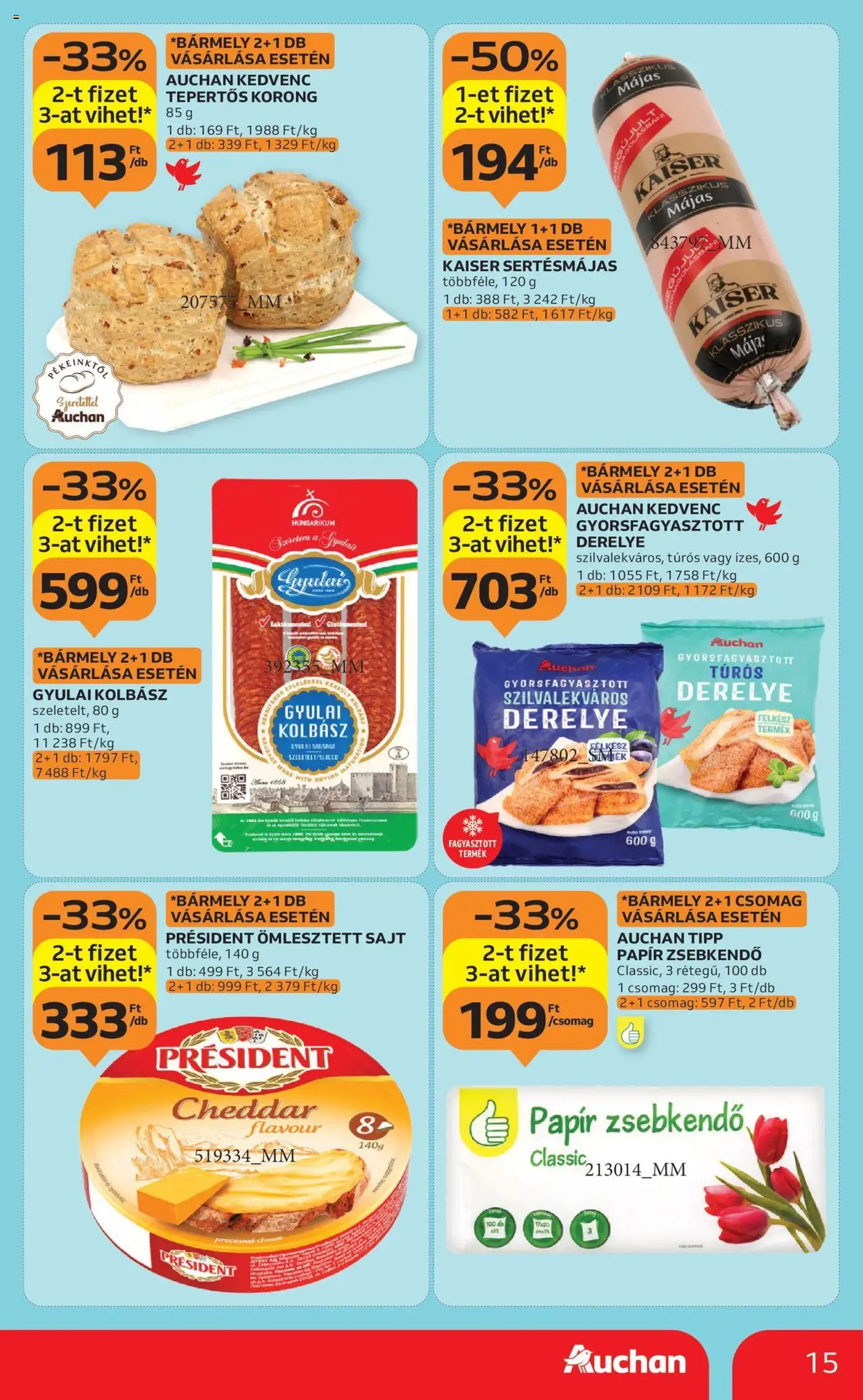 Auchan Akciós újság - 2025.10.09. érvényes szórólap 15 oldal 64 oldalból