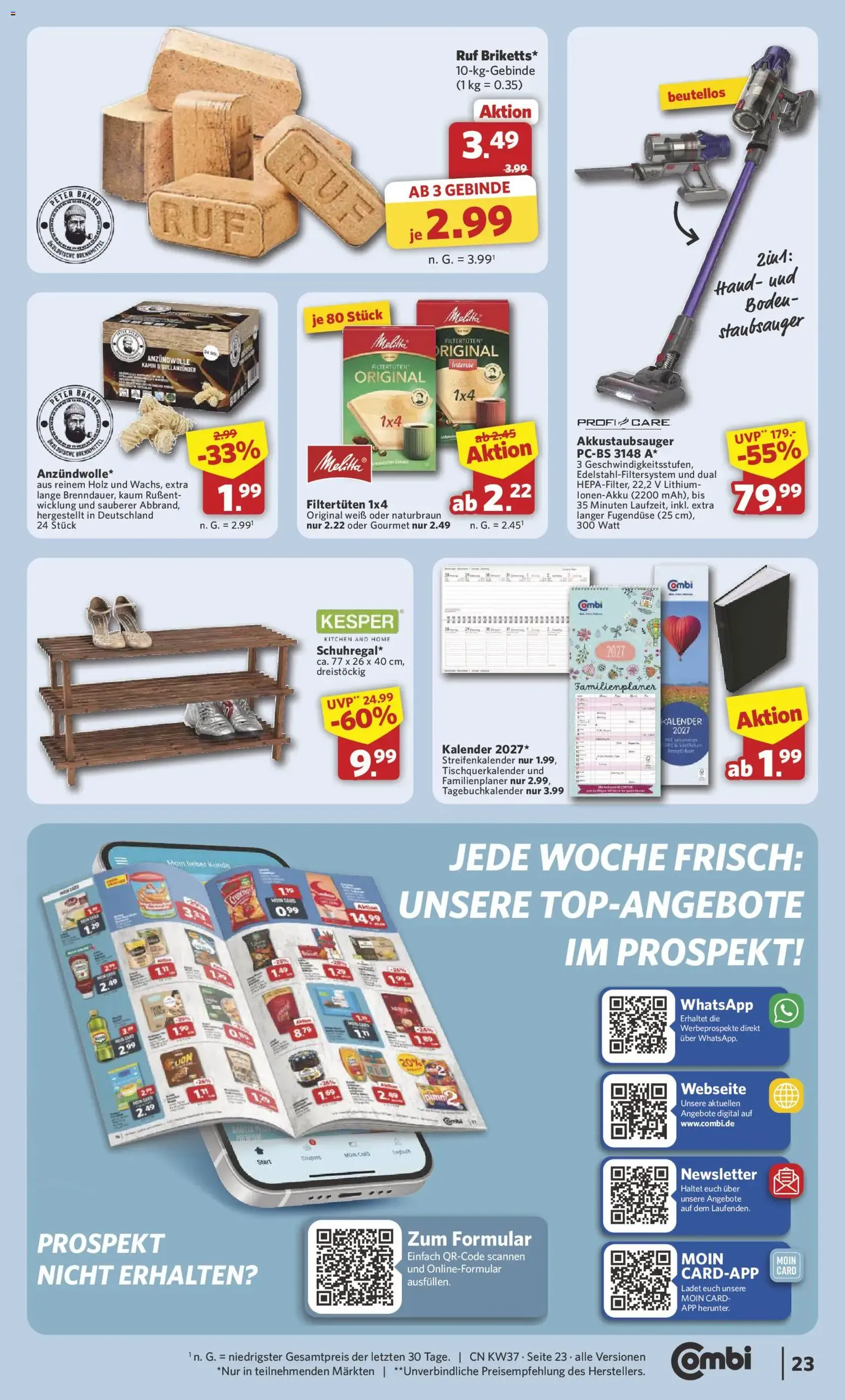 Combi Prospekt - Gültiger Prospekt ab 07.09.2026, Seite 25 von insgesamt 33