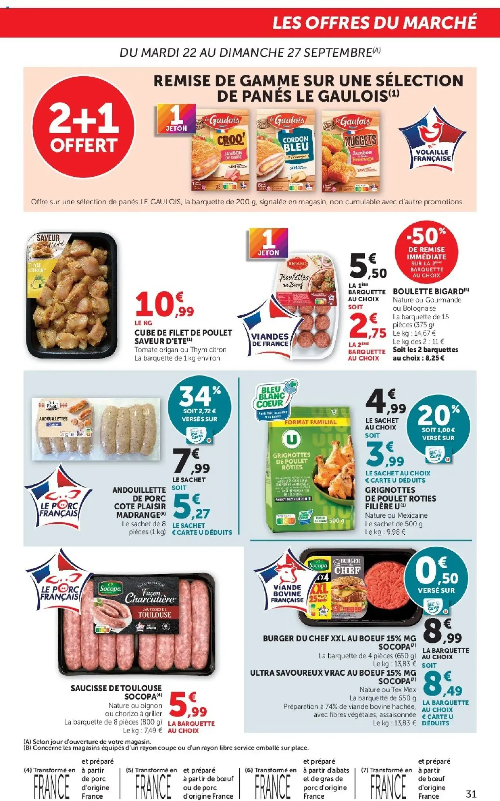 Super U catalogue - brochure valable à partir du 22/09/2026, page 31 sur 40