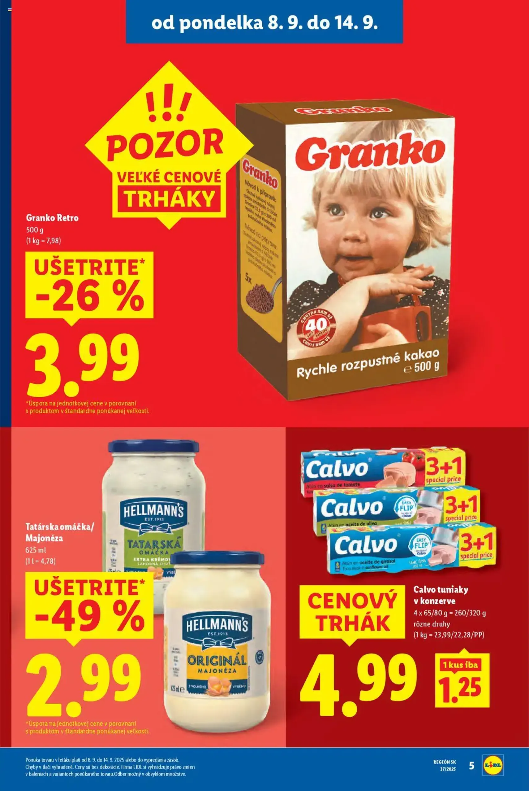 Lidl leták - platný leták od 08.09.2025 strana 5 z 91 Lidl leták - platný leták od 08.09.2025 strana 5 z 91