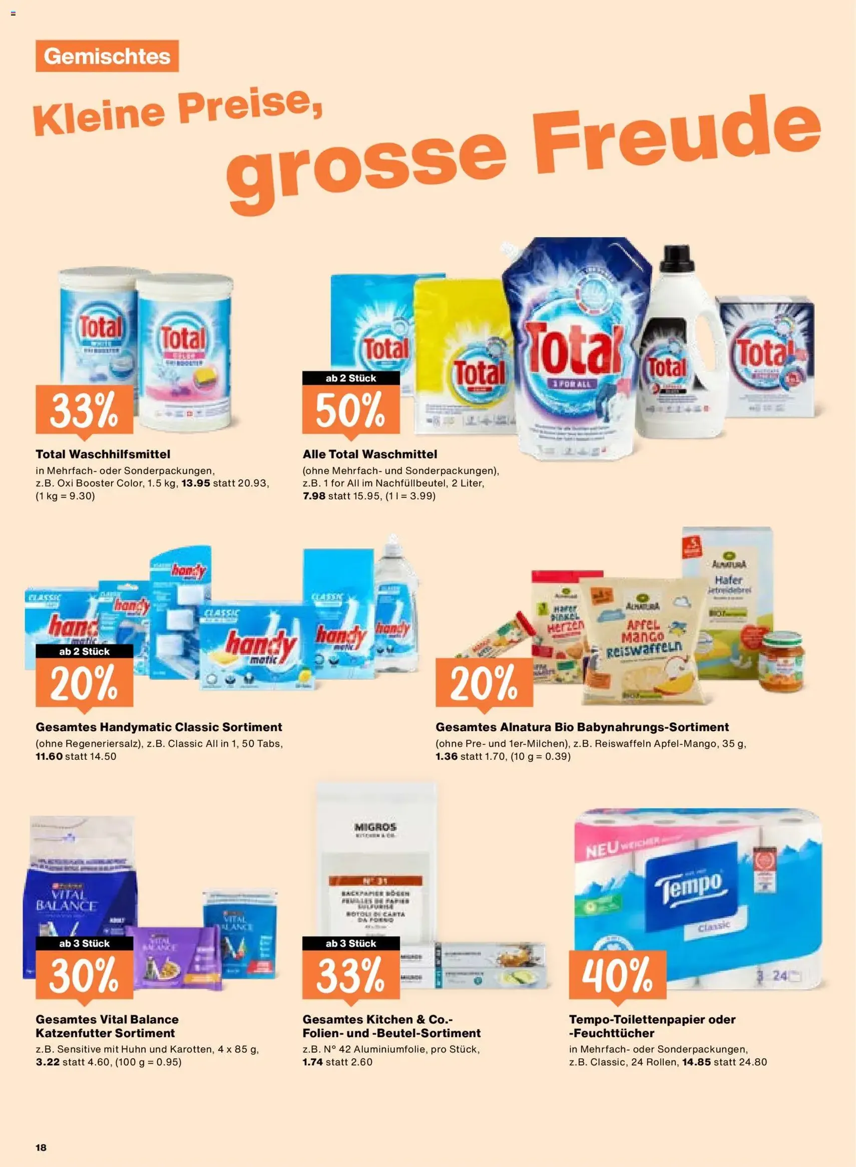 Migros aktionen - Gültiger Prospekt ab 23.04.2026, Seite 18 von insgesamt 20