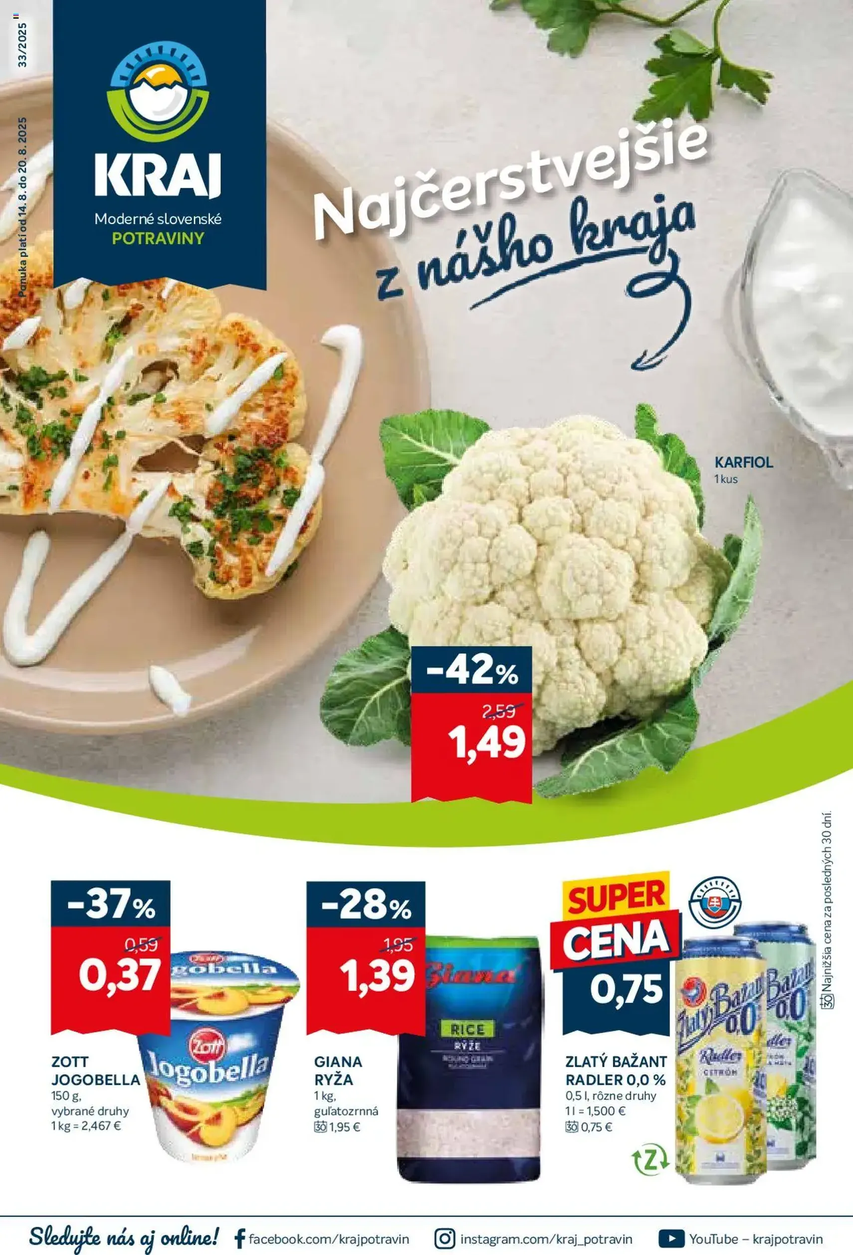 Kraj leták - platný leták od 14.08.2025 strana 1 z 16