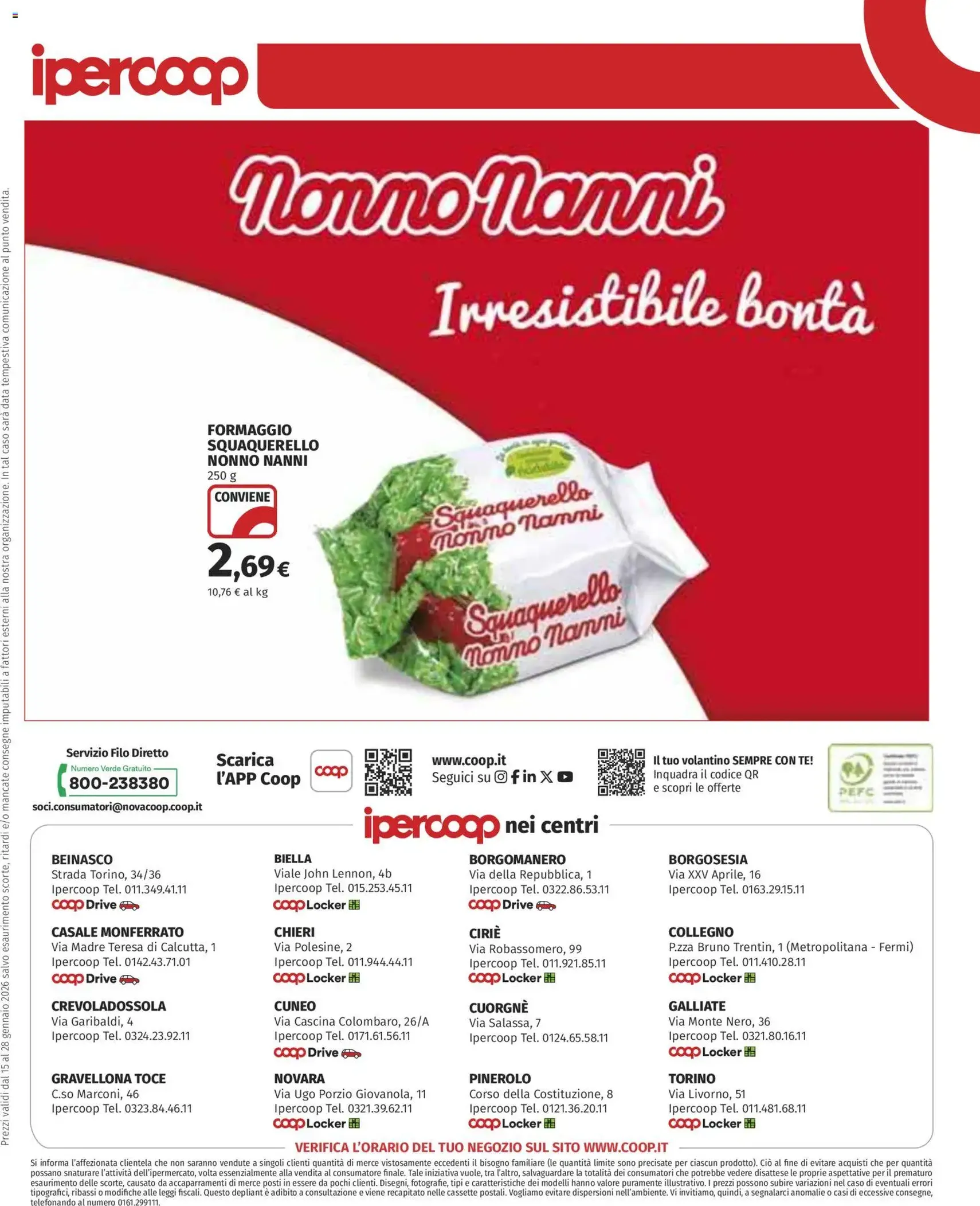 Volantino Ipercoop - volantino valido dal 15/01/2026 pagina 34 di 34