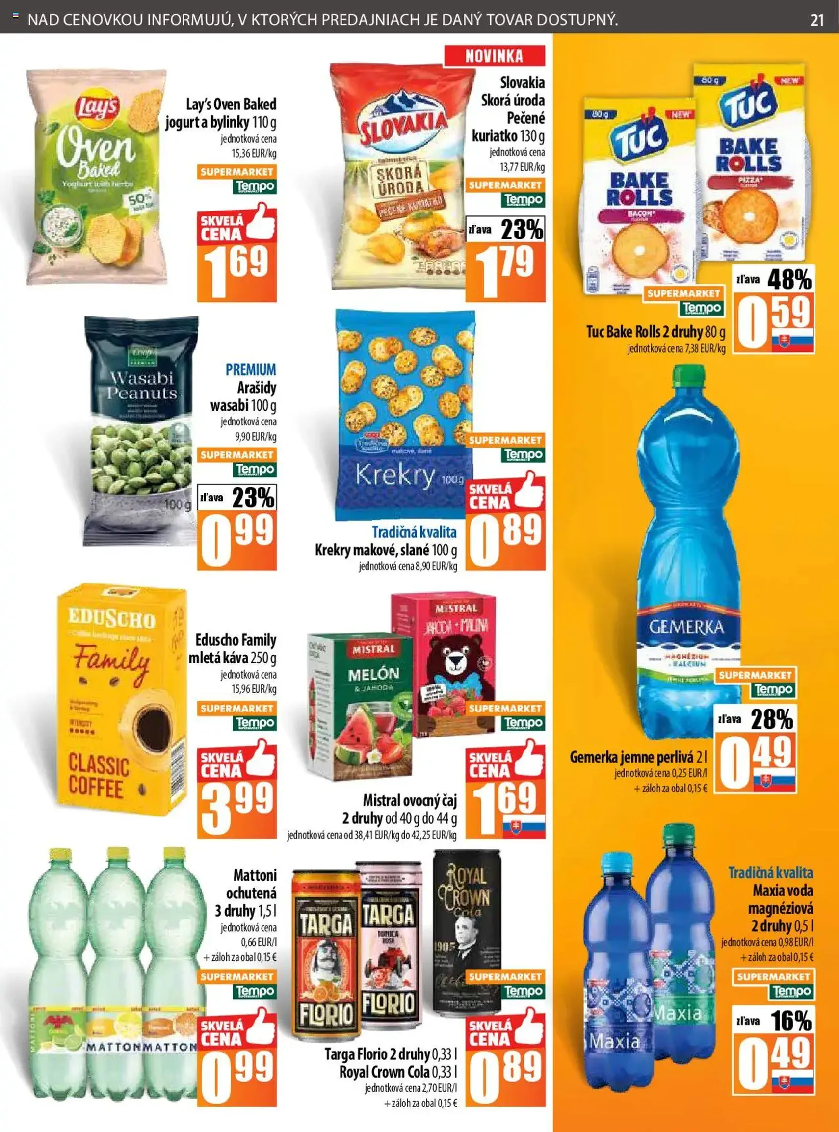COOP Jednota leták - platný leták od 21.08.2025 strana 21 z 28