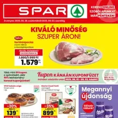 Spar Akciós újság - szórólap előnézete érvényes 2025.08.28. -tól