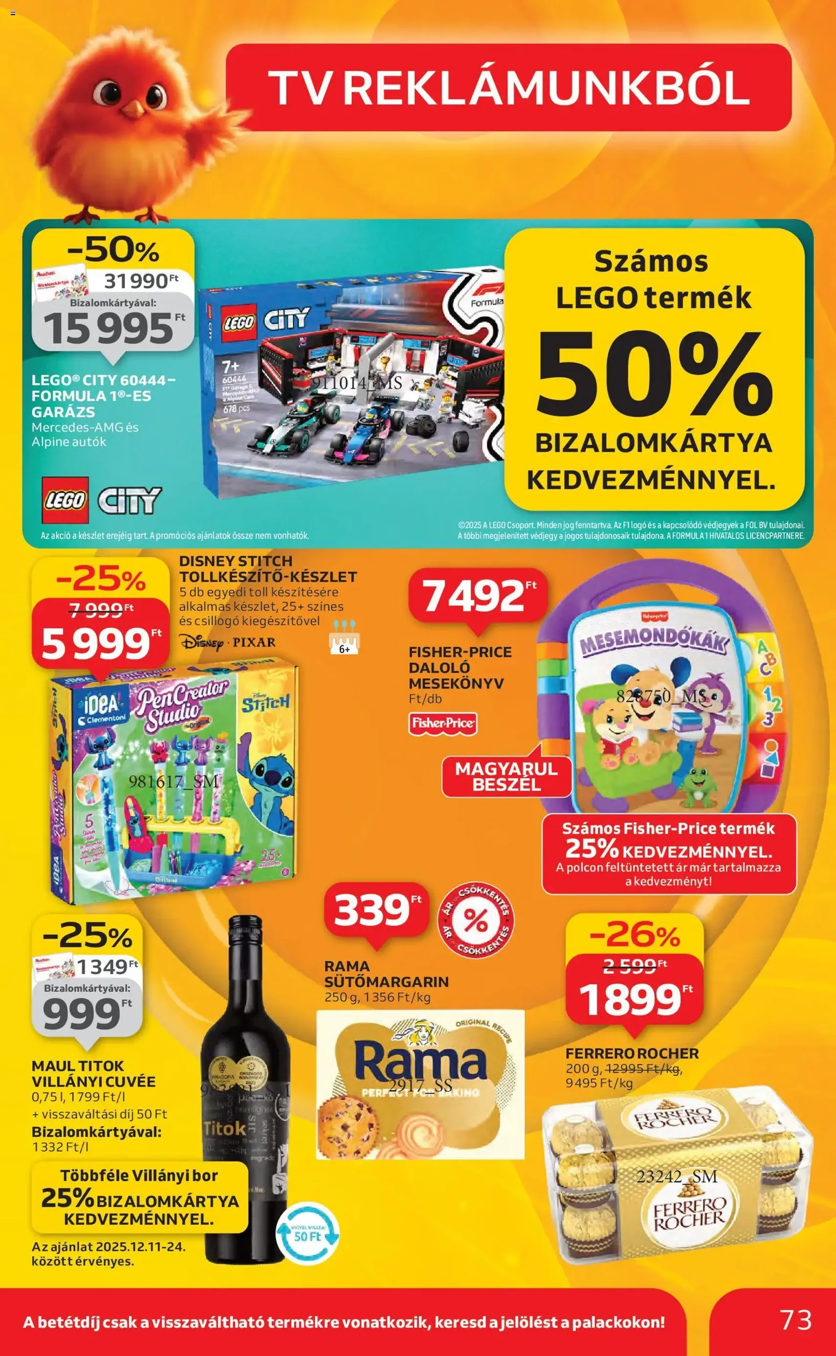 Auchan Akciós újság - 2025.12.11. érvényes szórólap 73 oldal 76 oldalból