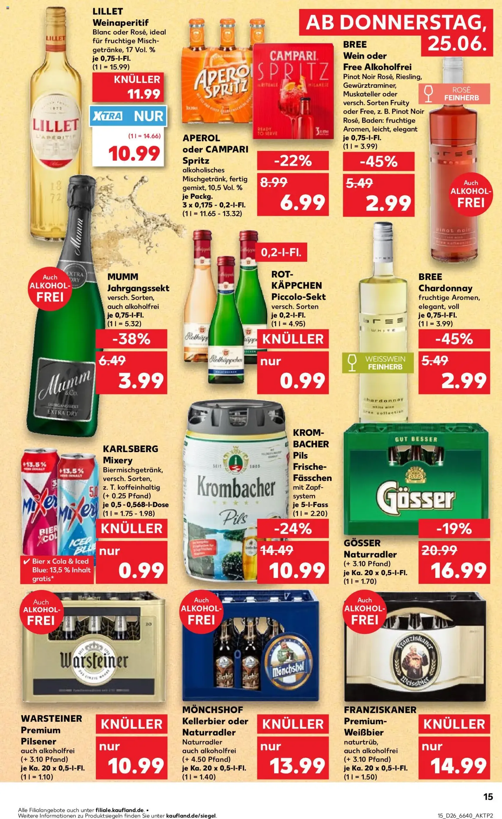Kaufland Prospekt - Gültiger Prospekt ab 25.06.2026, Seite 15 von insgesamt 58