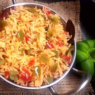Paprika Reis Pfanne - Rezeptvorschau