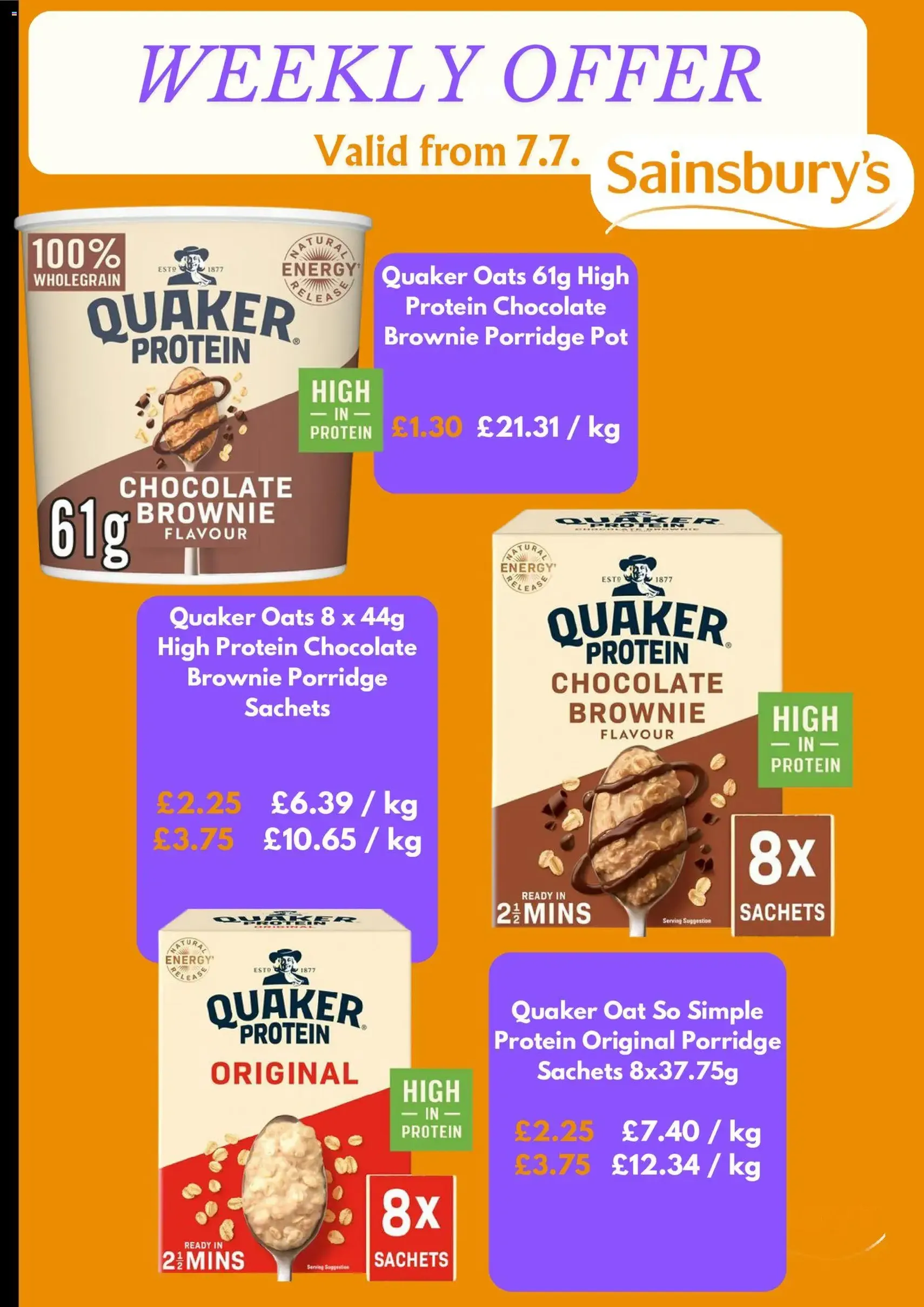 Sainsbury's - Offers - valid flyer from 07/07/2026, page 2 of 5