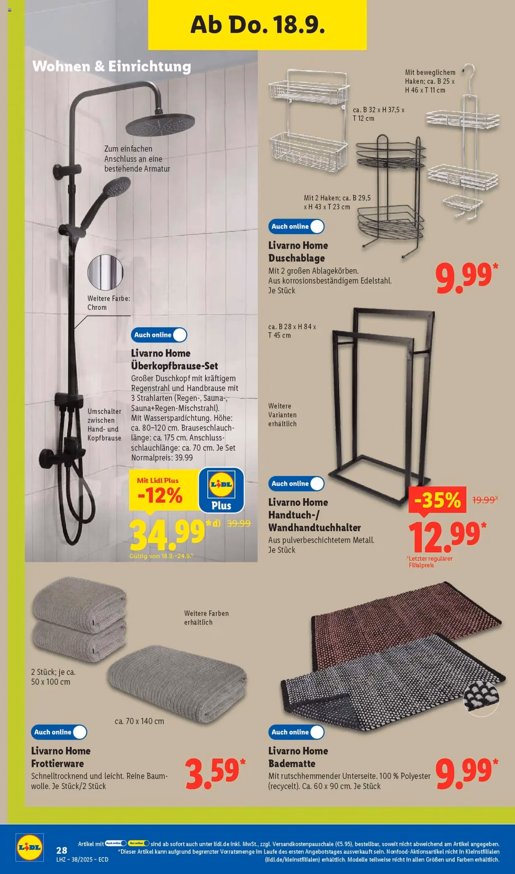 Lidl Prospekt - Gültiger Prospekt ab 15.09.2025, Seite 44 von insgesamt 68 Lidl Prospekt - Gültiger Prospekt ab 15.09.2025, Seite 44 von insgesamt 68