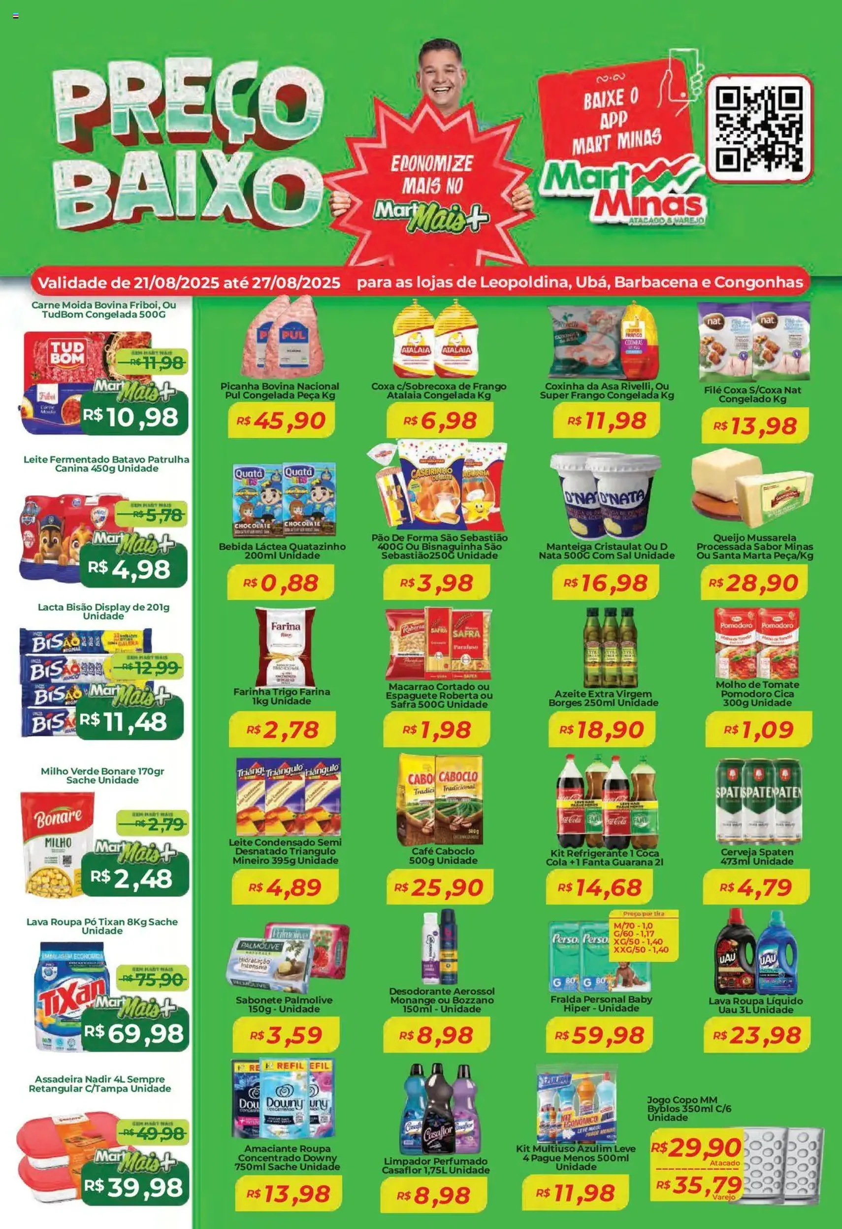 Mart Minas - Ofertas da semana - folheto válido a partir de 21/08/2025 página 1 de 8