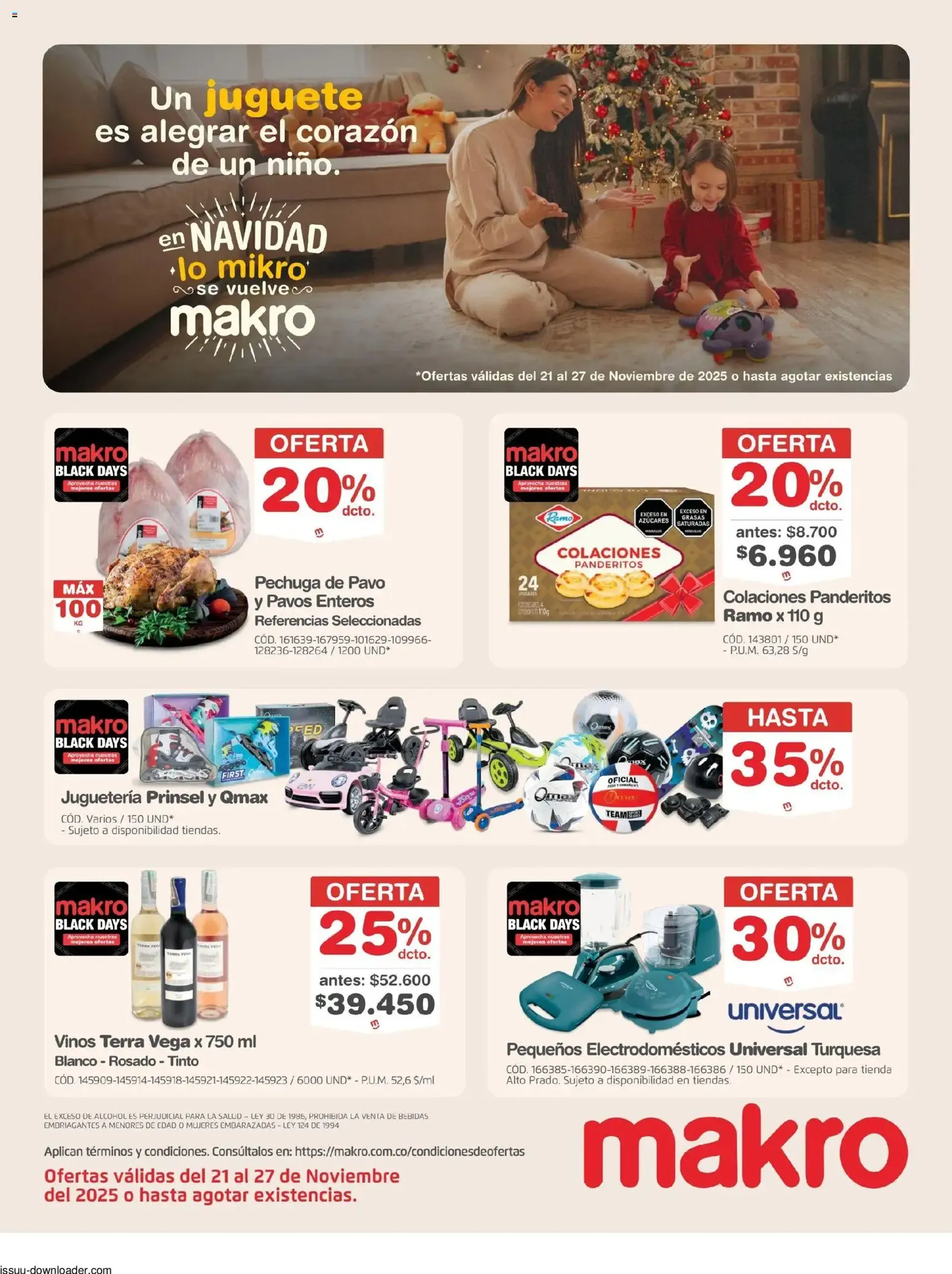 Makro - Ofertas Temporada - folleto válido desde 21/11/2025 página 1 de 33