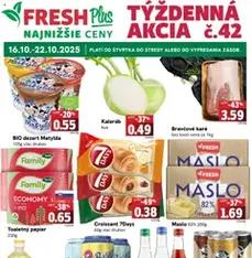 Fresh leták - náhľad letáku platný od 16.10.2025