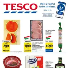 Tesco aktuális akciós újság - szórólap előnézete érvényes 2026.07.09. -tól