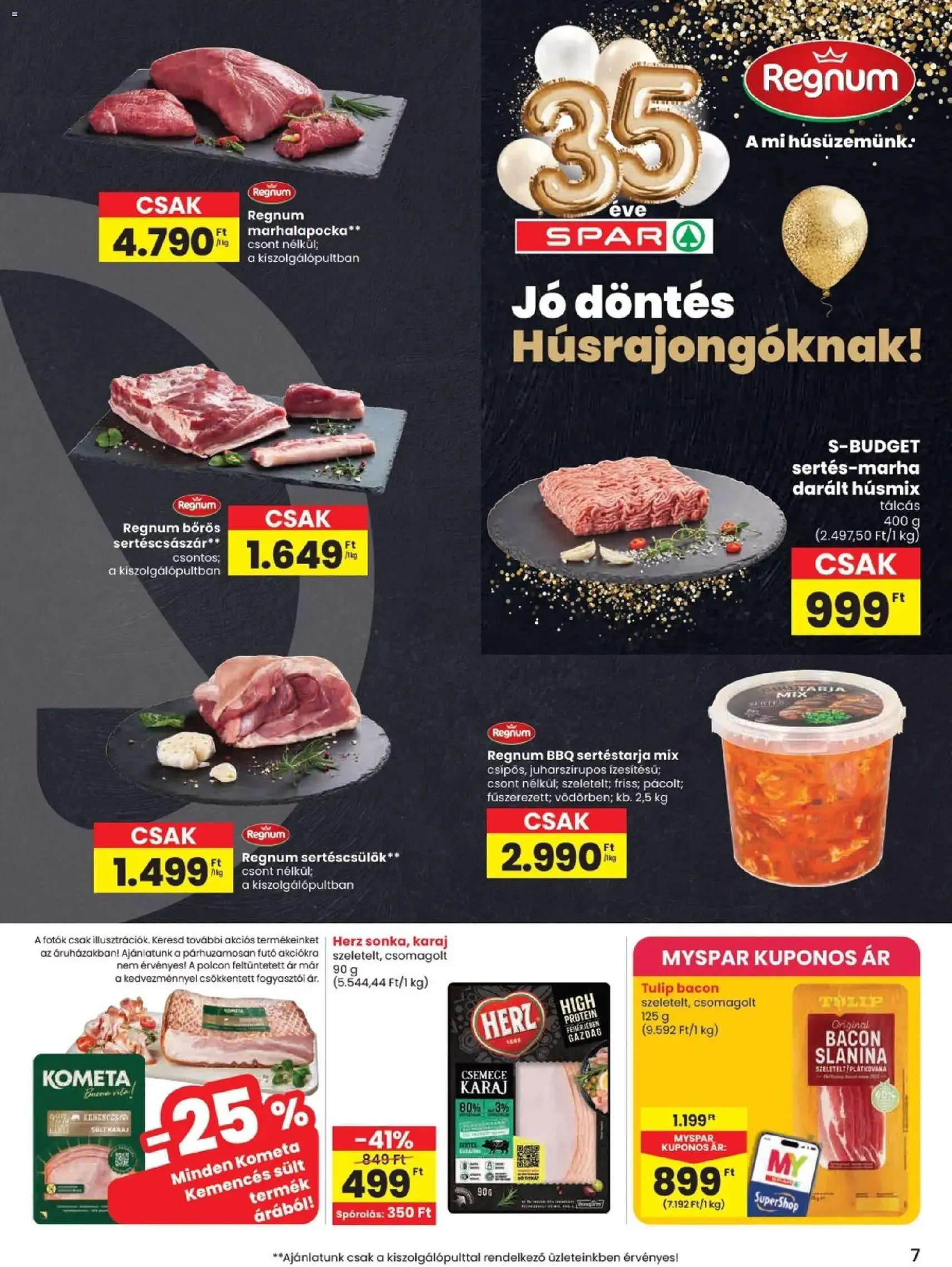 Spar akciós újság - 2026.05.07. érvényes szórólap 7 oldal 20 oldalból
