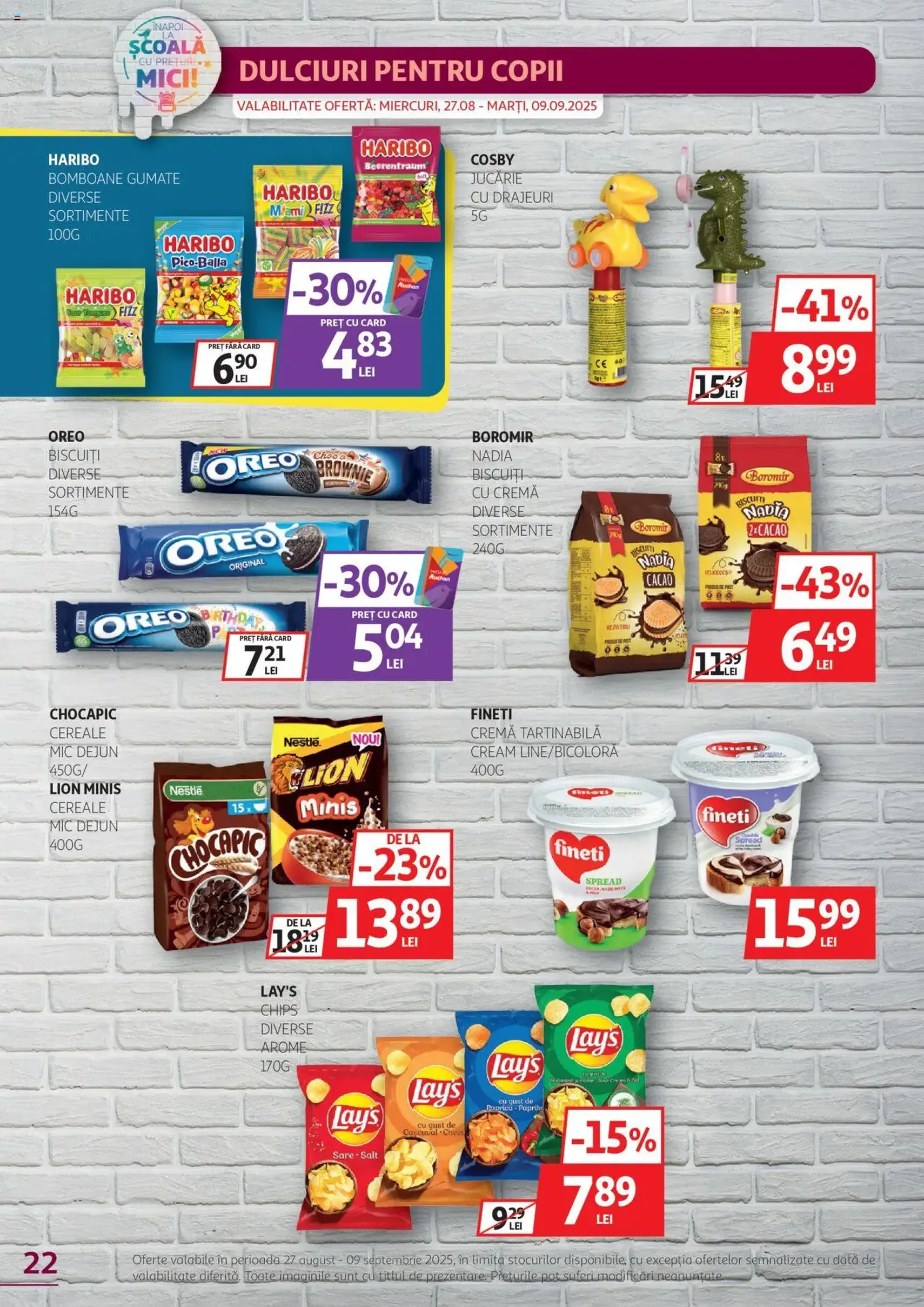Catalog Auchan - cataloage valabile începând cu 27.08.2025 pagina 22 din 28 Catalog Auchan - cataloage valabile începând cu 27.08.2025 pagina 22 din 28