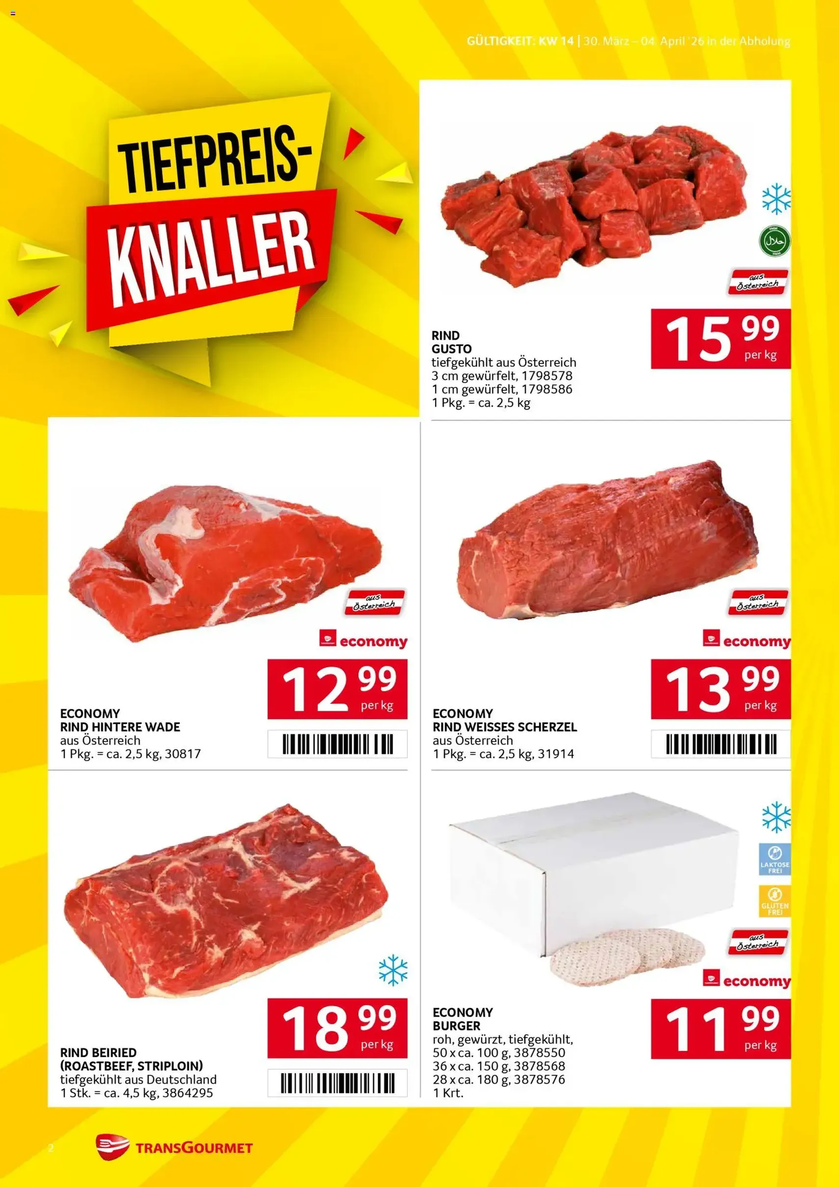 Transgourmet Flugblatt - Gültiger Prospekt ab 30.03.2026, Seite 2 von insgesamt 31