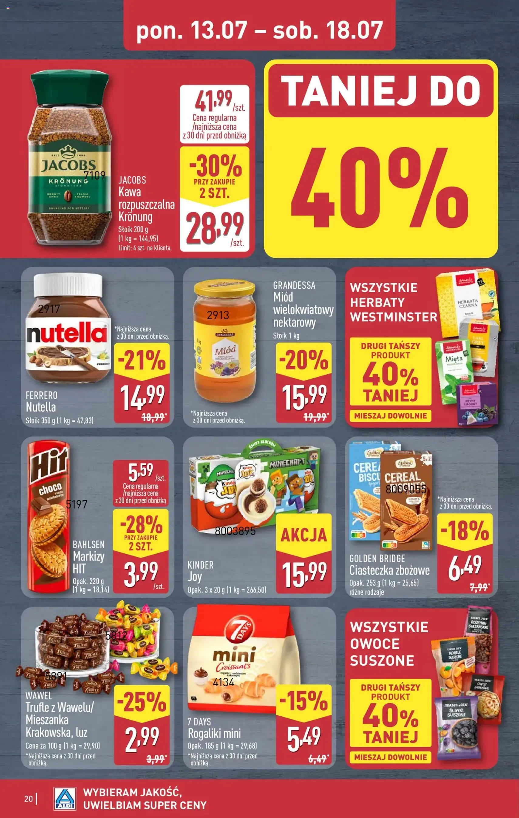 Aldi gazetka - ważny gazetka od 13.07.2026 strona 20 z 45