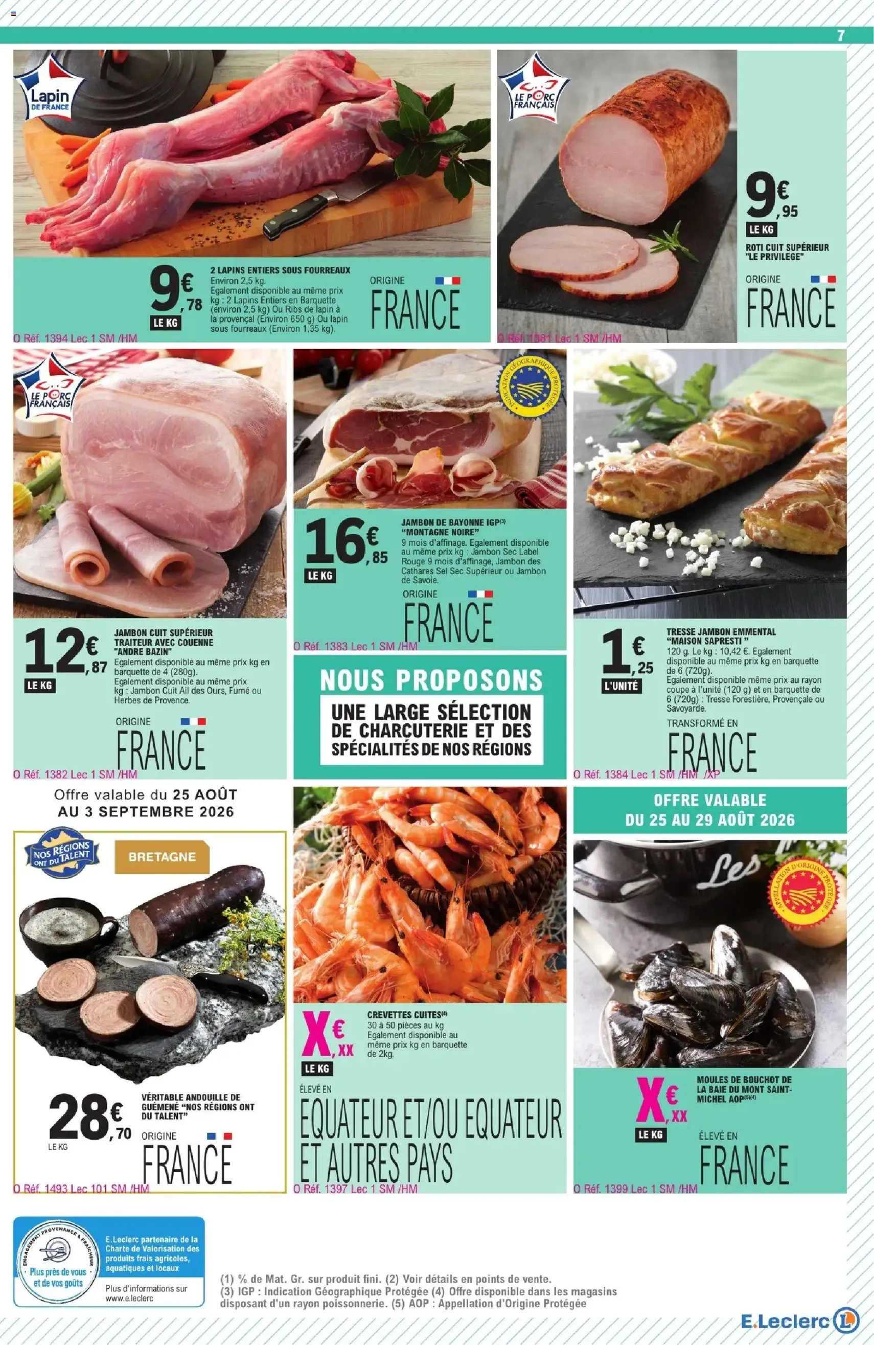 E.Leclerc catalogue - brochure valable à partir du 25/08/2026, page 7 sur 27