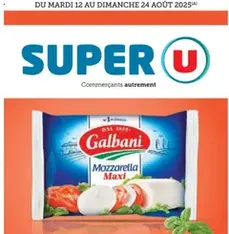 Super U catalogue - Prévisualisation du catalogue valable à partir du 12/08/2025