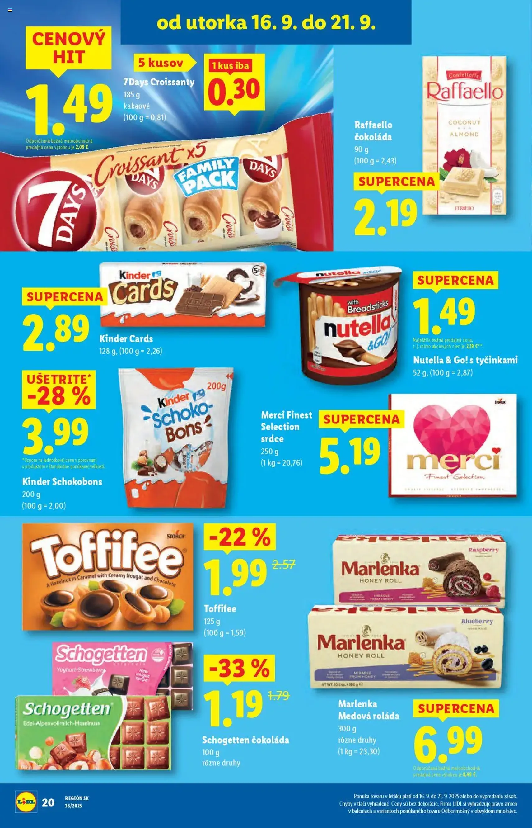 Lidl leták - platný leták od 16.09.2025 strana 20 z 111 Lidl leták - platný leták od 16.09.2025 strana 20 z 111