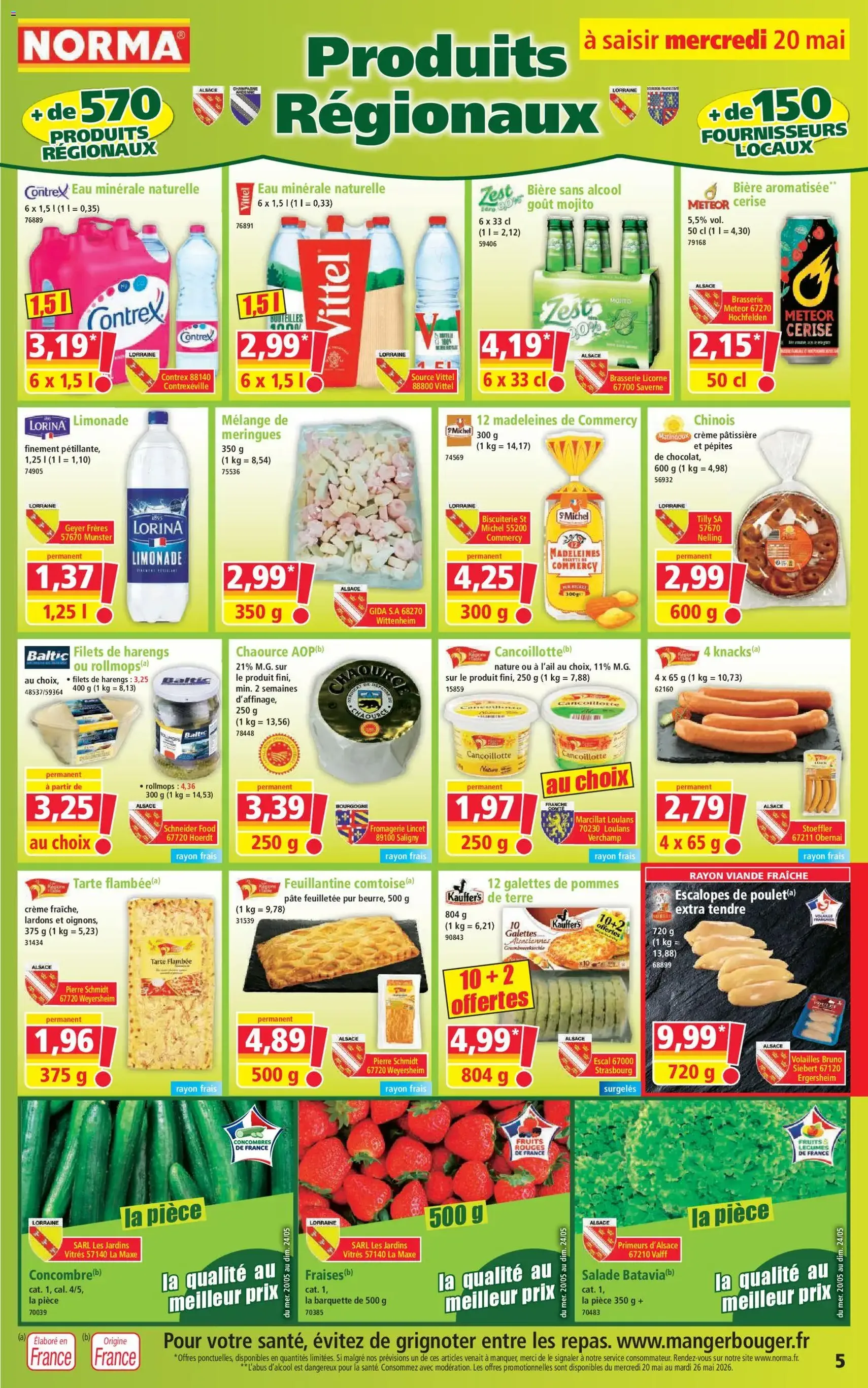 Norma catalogue - brochure valable à partir du 20/05/2026, page 5 sur 12