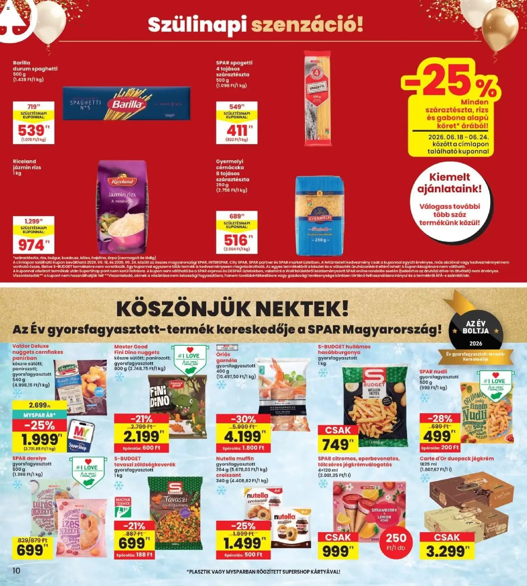 Interspar akciós újság - 2026.06.18. érvényes szórólap 10 oldal 20 oldalból