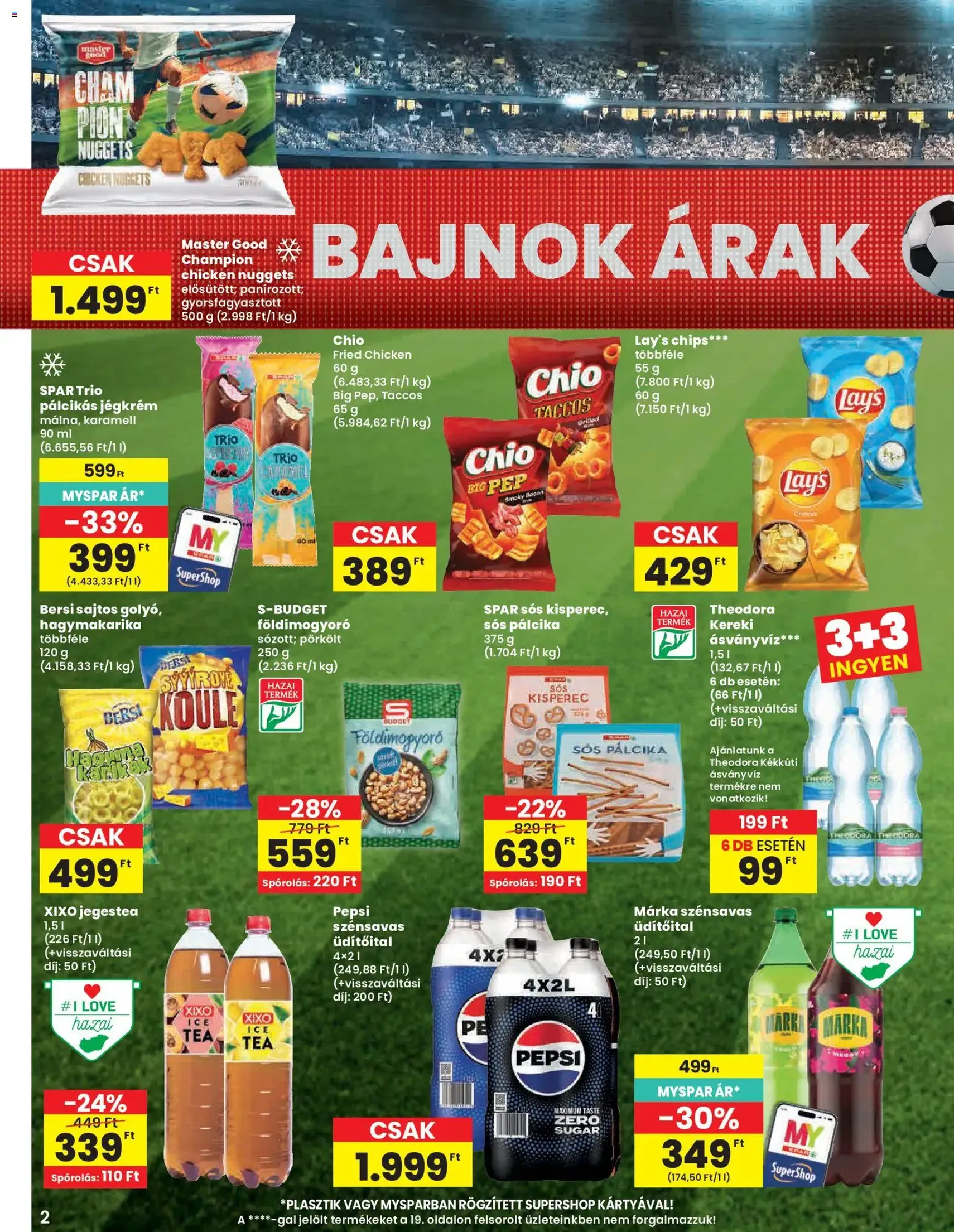 Spar akciós újság - 2026.07.02. érvényes szórólap 2 oldal 20 oldalból
