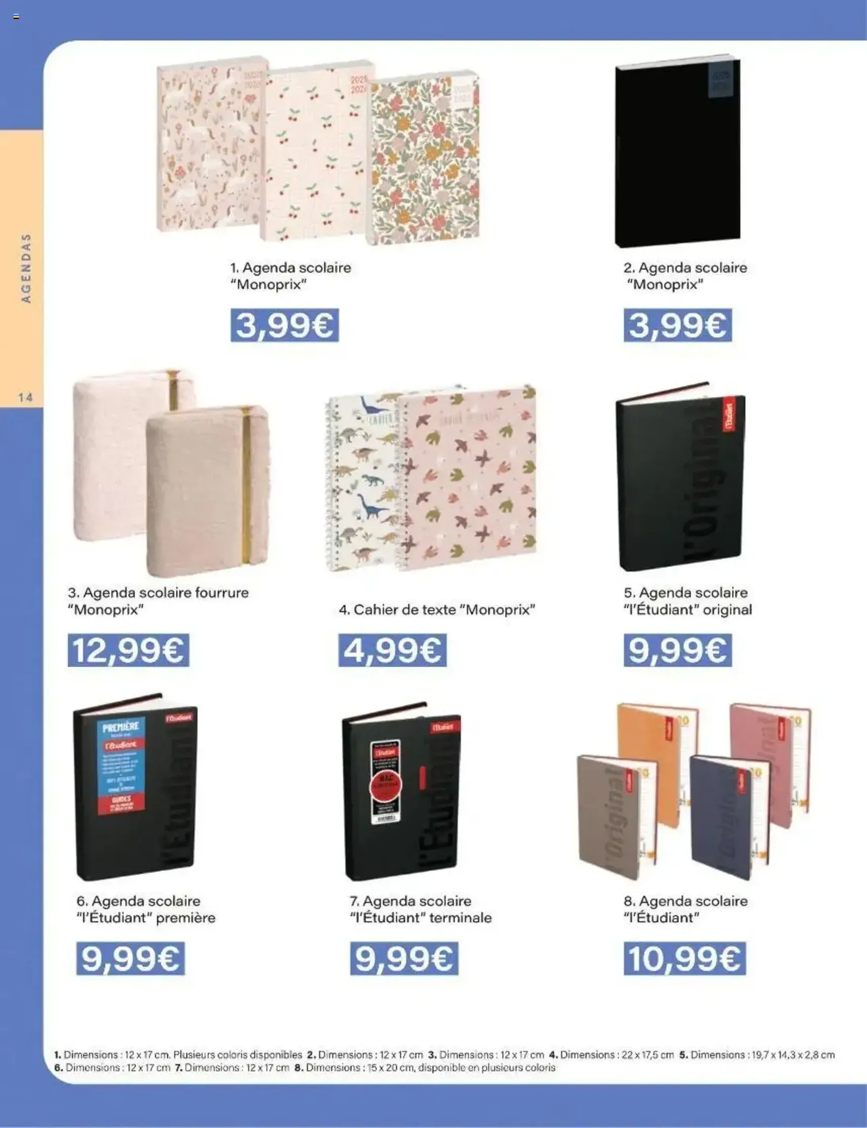 Monoprix catalogue guide de rentrée - brochure valable à partir du 05/08/2025, page 14 sur 42
