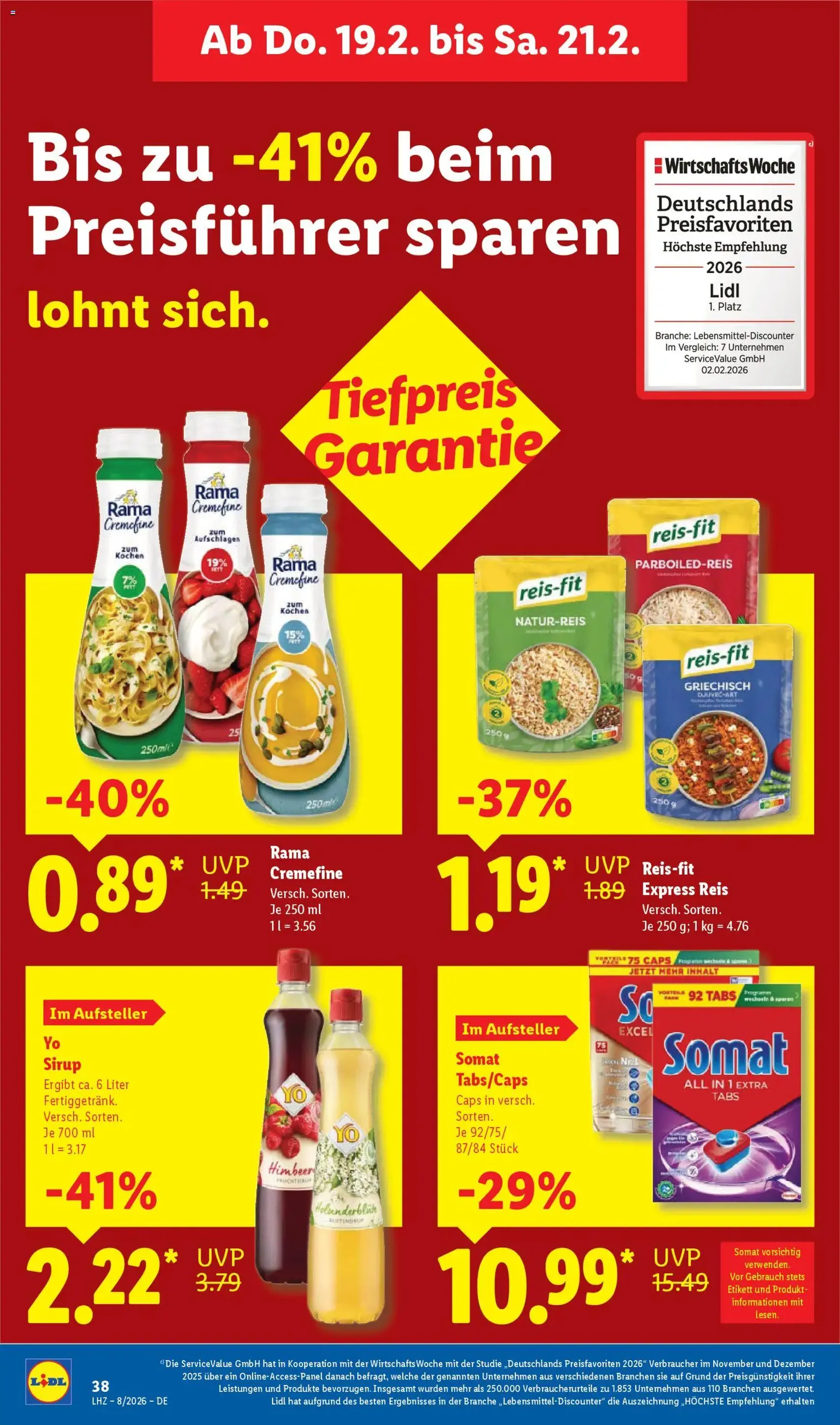 Lidl - Prospekt - Gültiger Prospekt ab 16.02.2026, Seite 62 von insgesamt 68