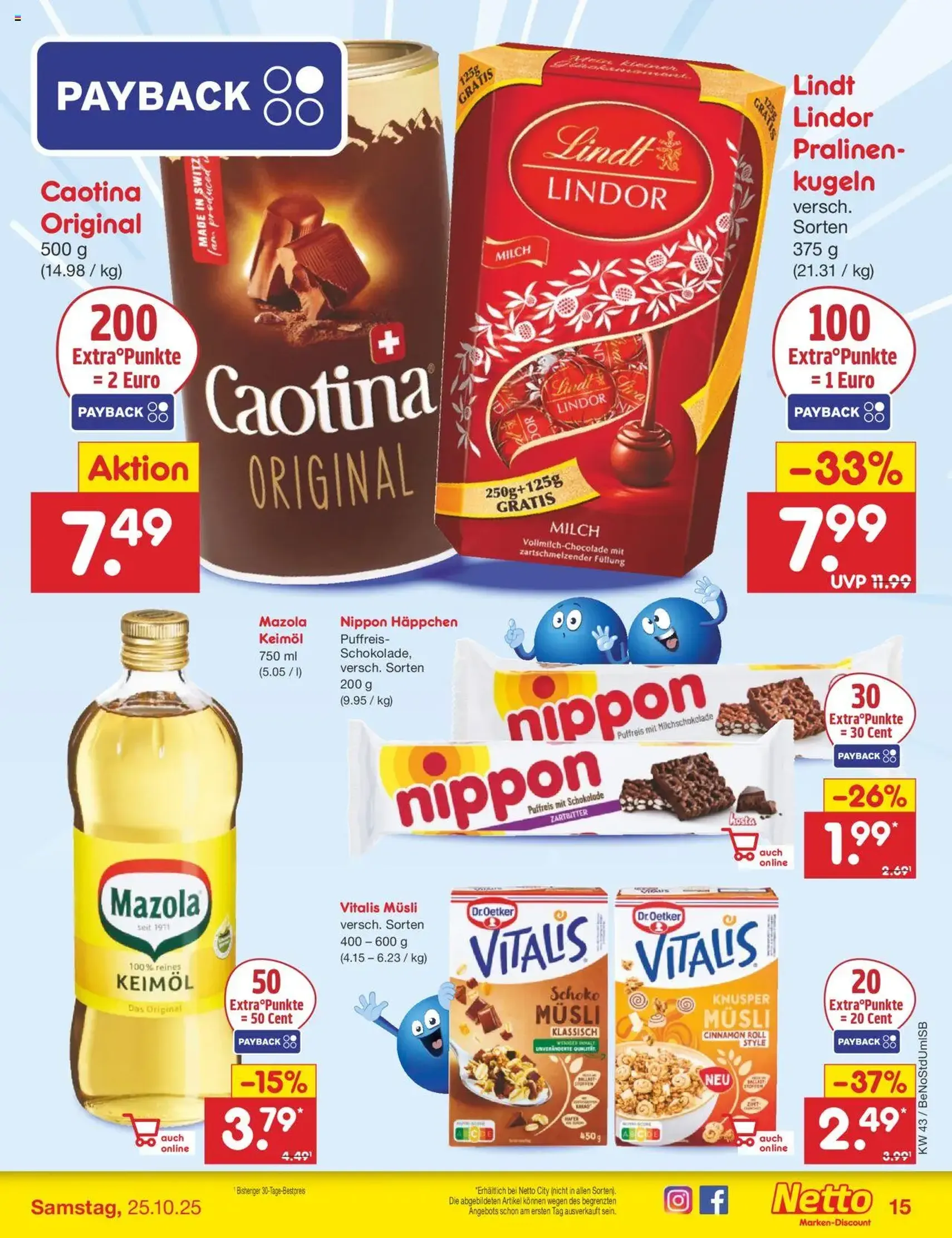 Netto Marken-Discount Prospekt - Gültiger Prospekt ab 20.10.2025, Seite 21 von insgesamt 69 Netto Marken-Discount Prospekt - Gültiger Prospekt ab 20.10.2025, Seite 21 von insgesamt 69