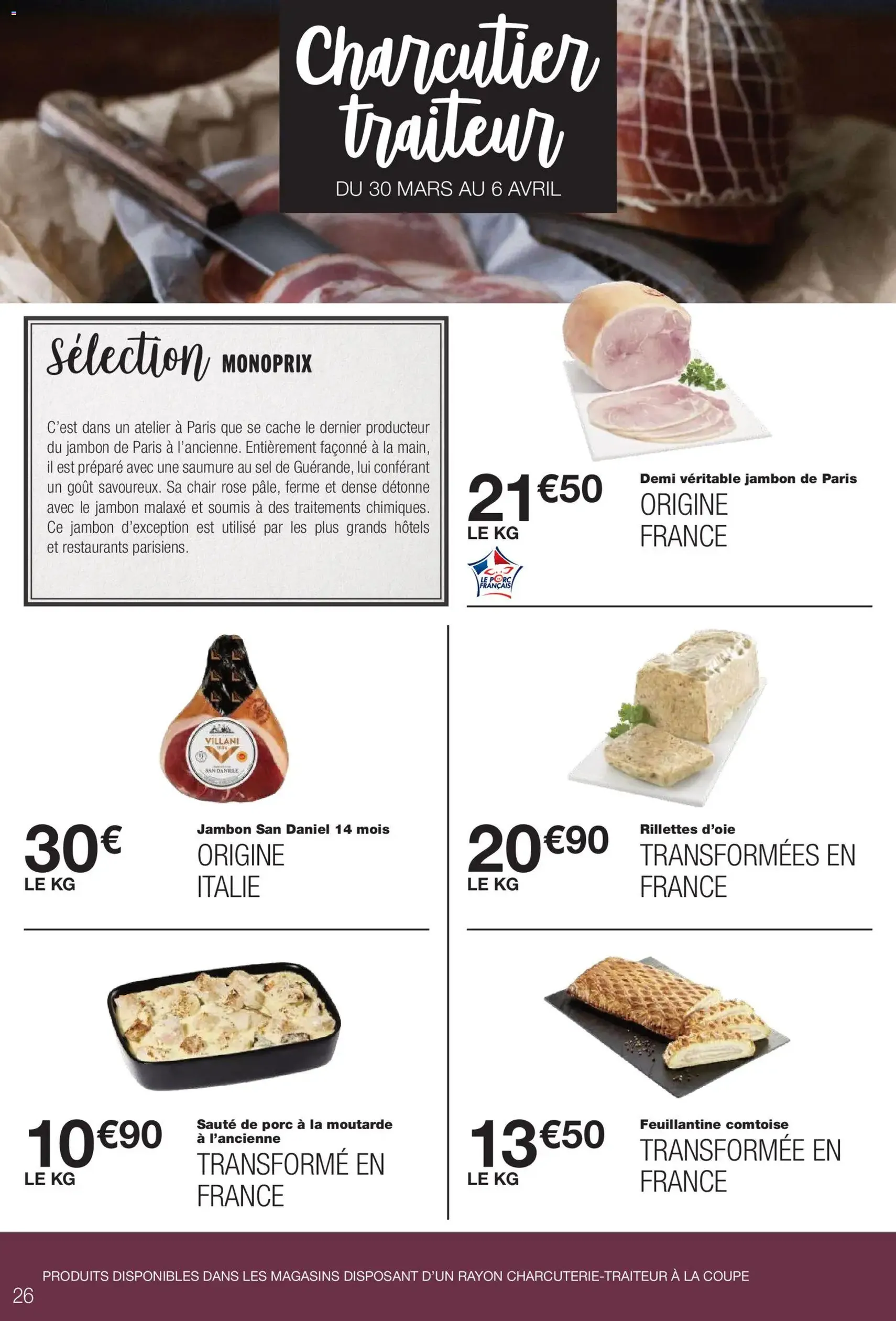 Monoprix catalogue - brochure valable à partir du 24/03/2026, page 26 sur 66