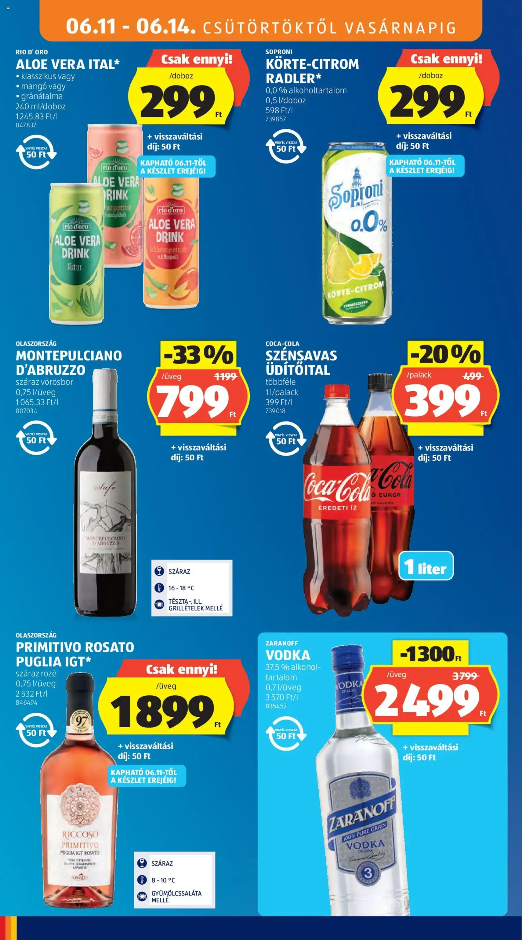 Aldi akciós újság - 2026.06.11. érvényes szórólap 16 oldal 61 oldalból