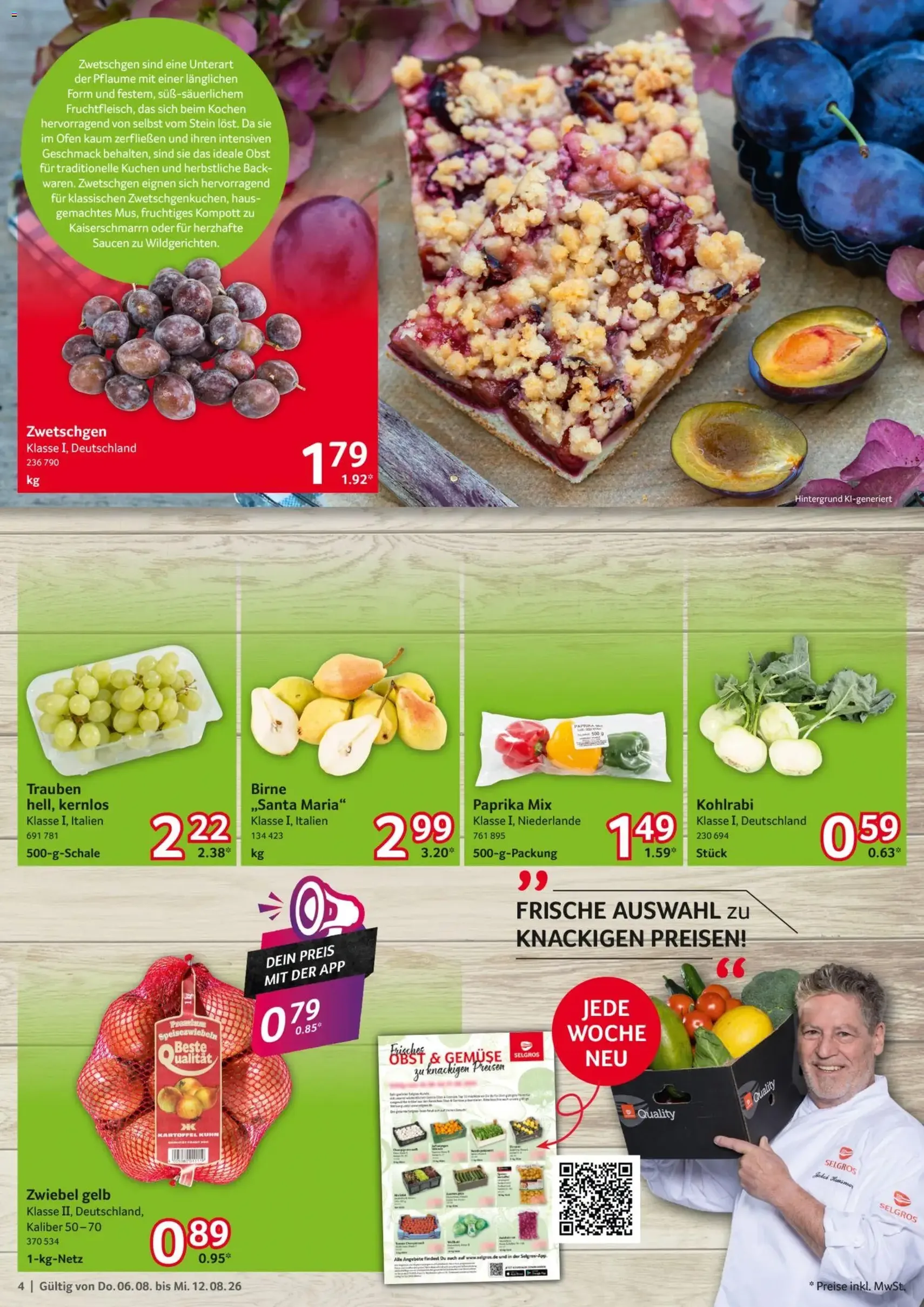 Selgros Prospekt - Gültiger Prospekt ab 06.08.2026, Seite 4 von insgesamt 28