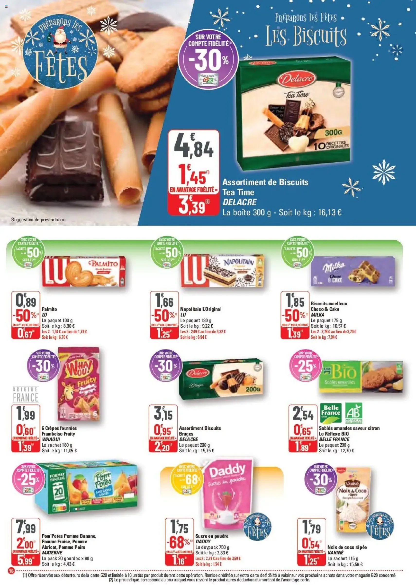G20 Supermarchés catalogue - brochure valable à partir du 03/12/2025, page 16 sur 24