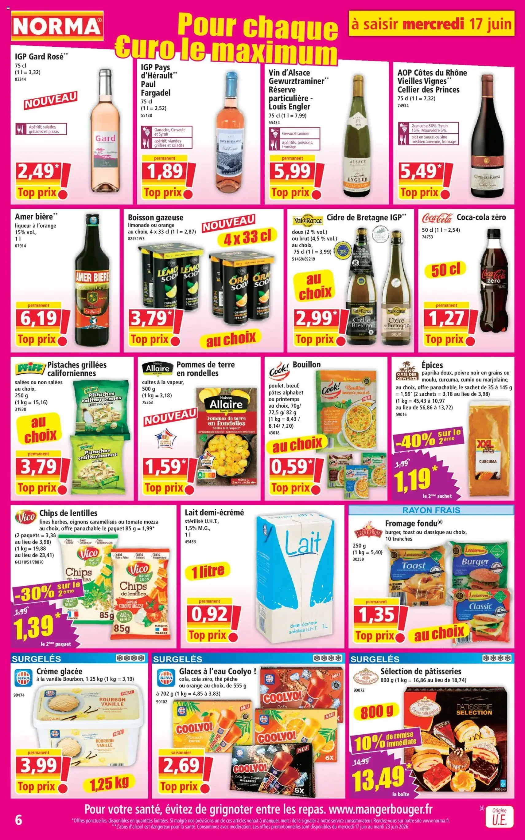 Norma catalogue - brochure valable à partir du 17/06/2026, page 6 sur 12
