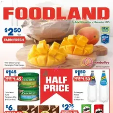 Foodland Black Friday - Flyer preview valid from 26/11/2025